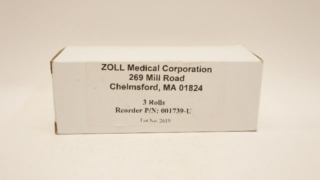 ZOLL Medical 001739-U PIC EKG Paper - Box of 3