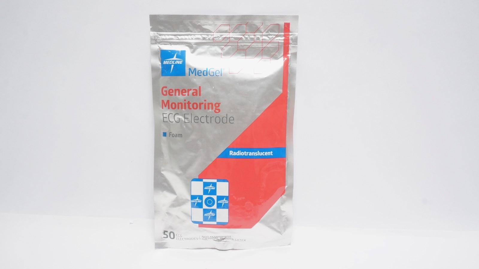 Medline MDSM611850R MedGel ECG Electrode Radiotranslucent - pack of 50