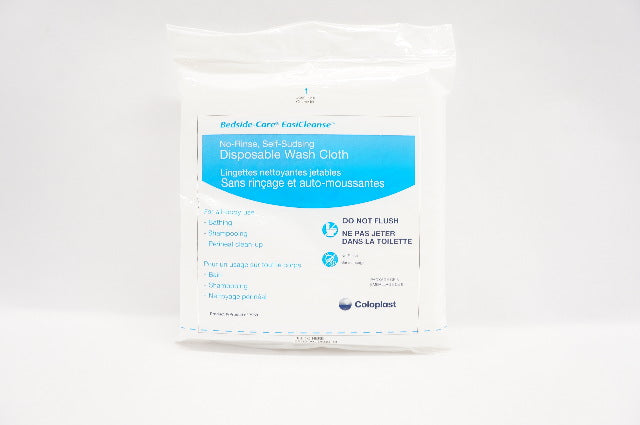 Coloplast 7058 BedSide-Care EasiCleanse Disposable Wash Cloth - Pack of 8