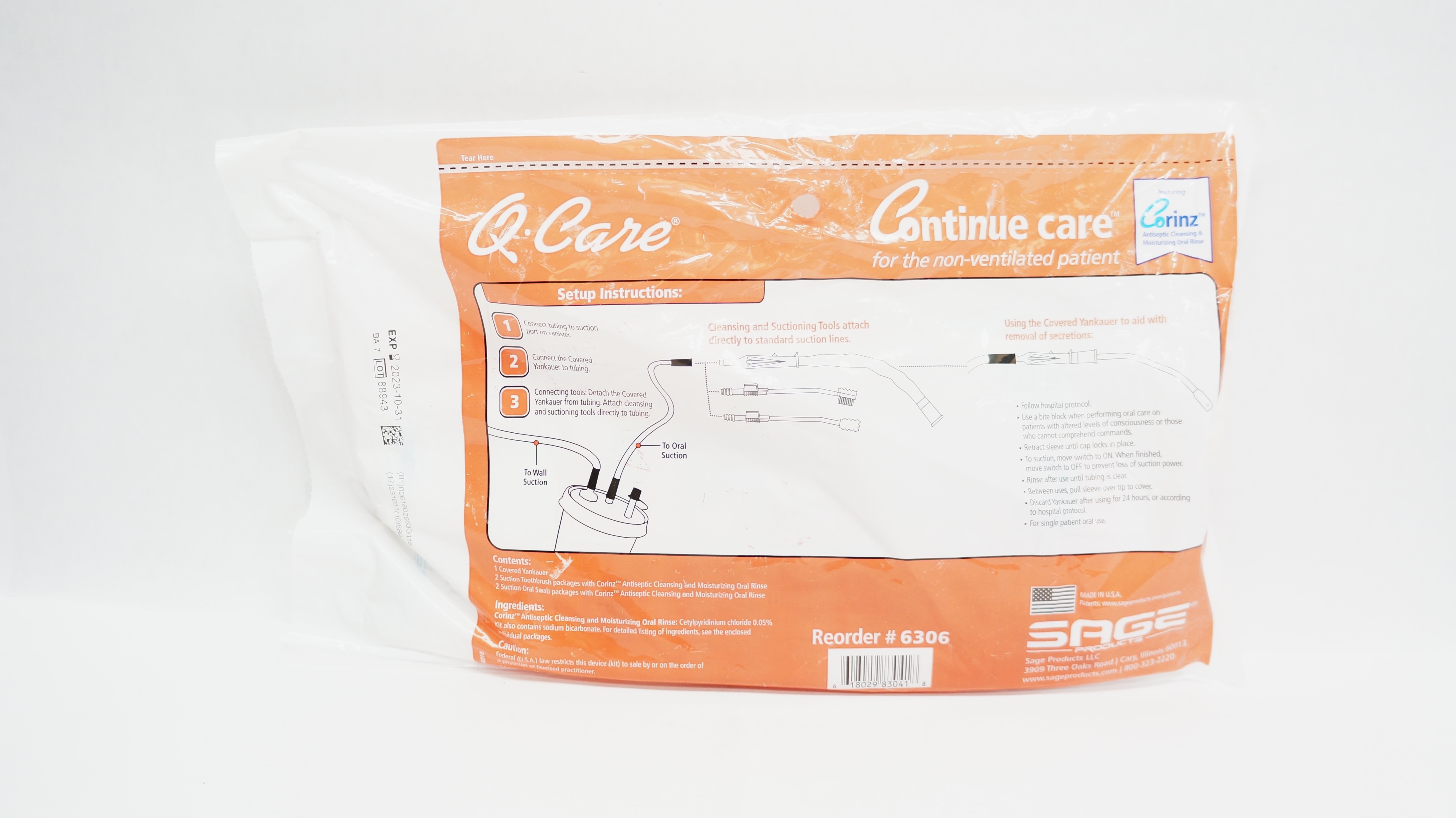 Sage 6306 Q.Care Continue Care for the Non-Ventilated Patient (x)