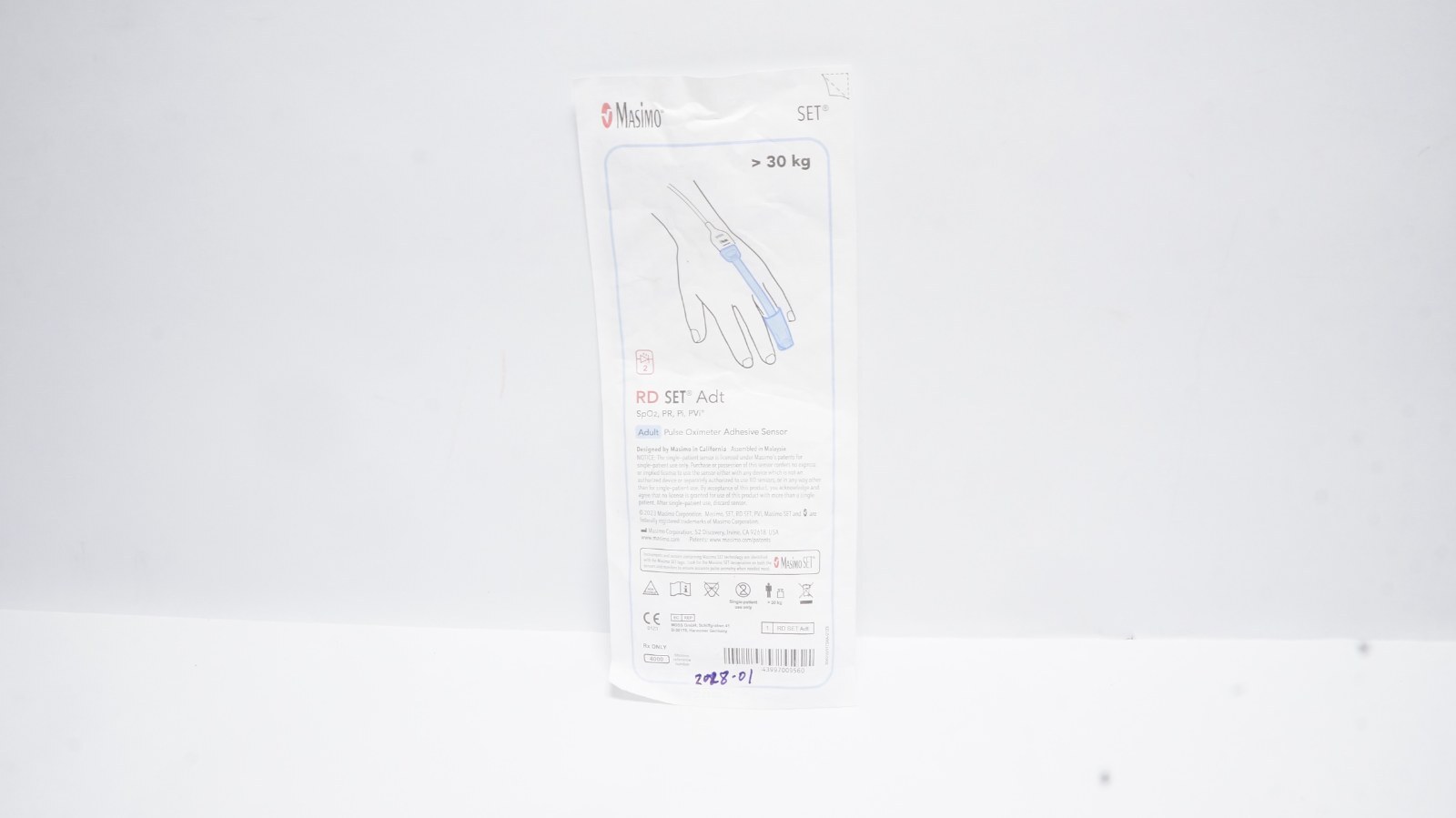 Masimo 4000 RD SET Adt Adult Pulse Oximeter Sensor > 30 kg