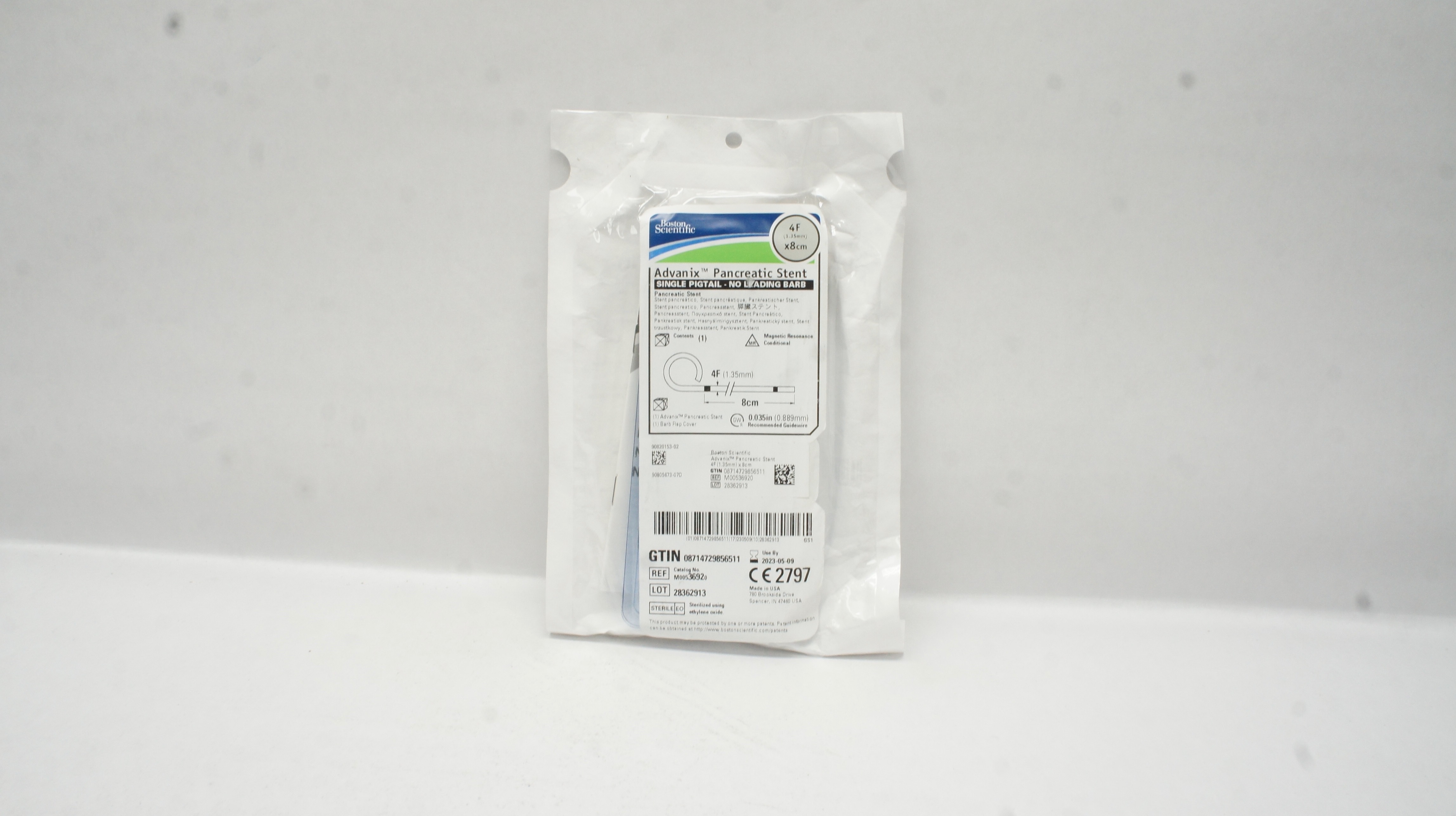 Boston Scientific M00536920 Advanix Pancreatic Stnt 4F x 8cm (x)