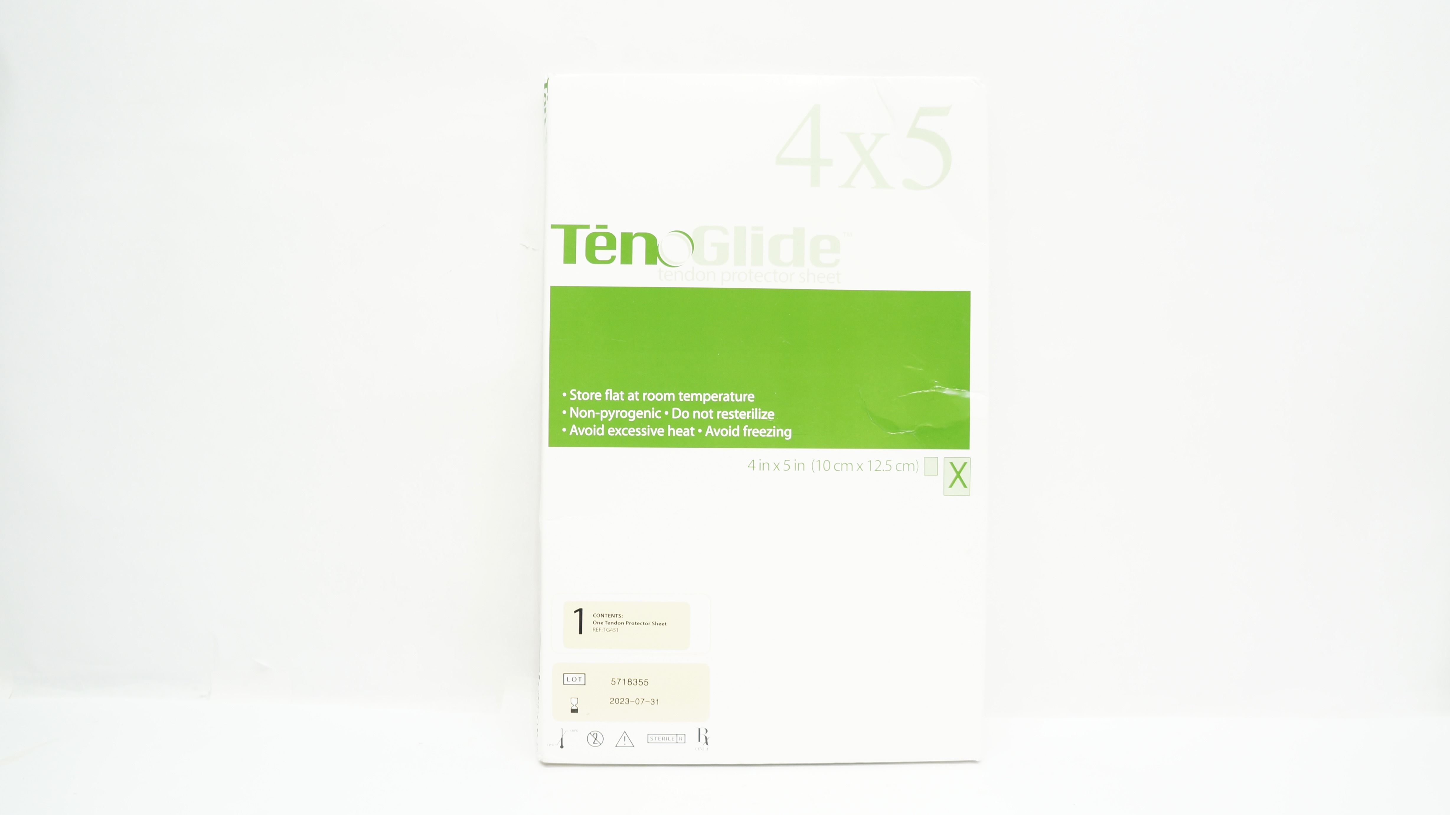 Integra TG451 TenoGlide Tendon Protector Sheet 4inch x 5inch (x)