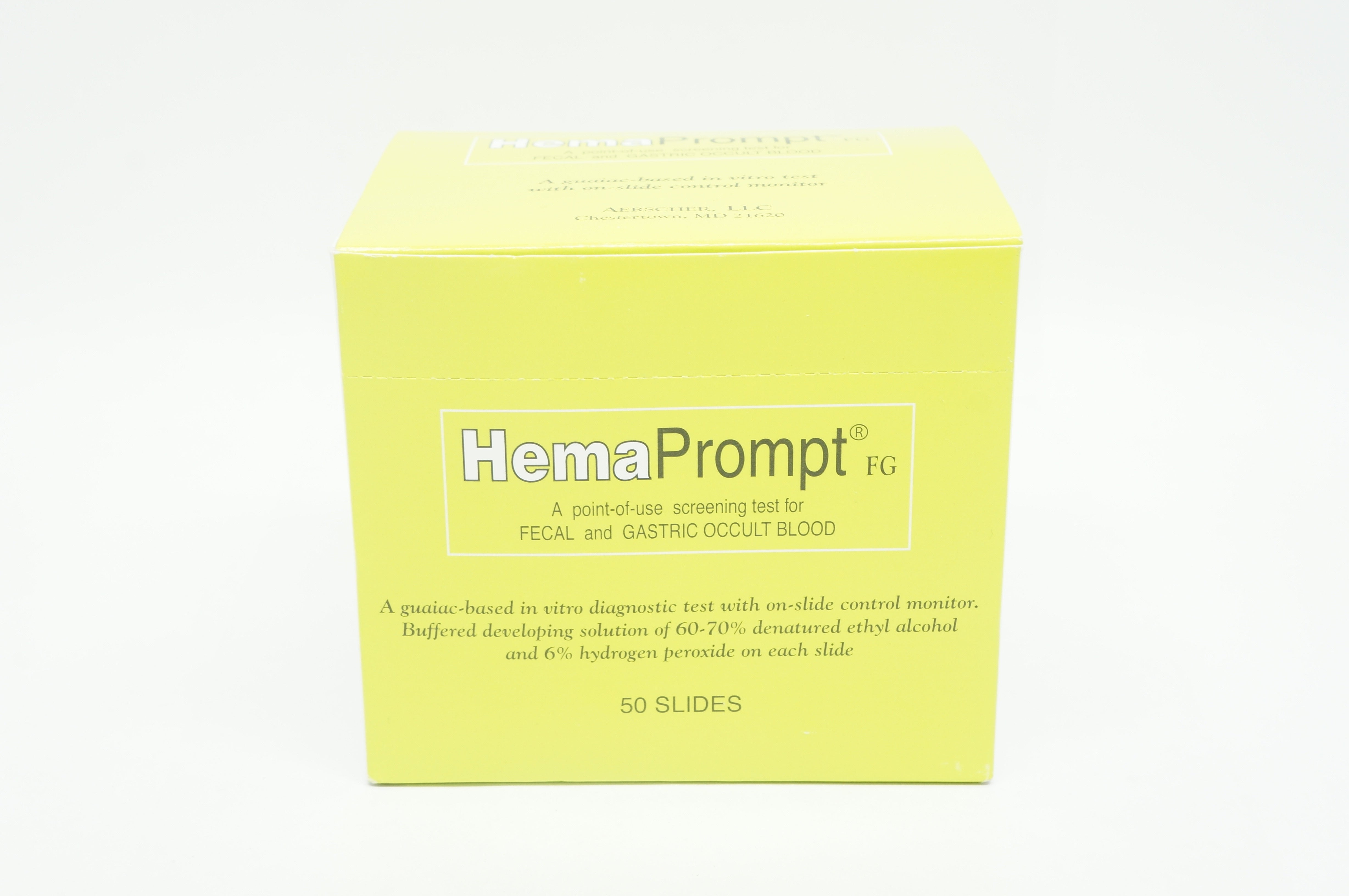 Aerscher 9007799 HemaPrompt Screening Test Fecal & Gastric Blood (x) - Box of 23