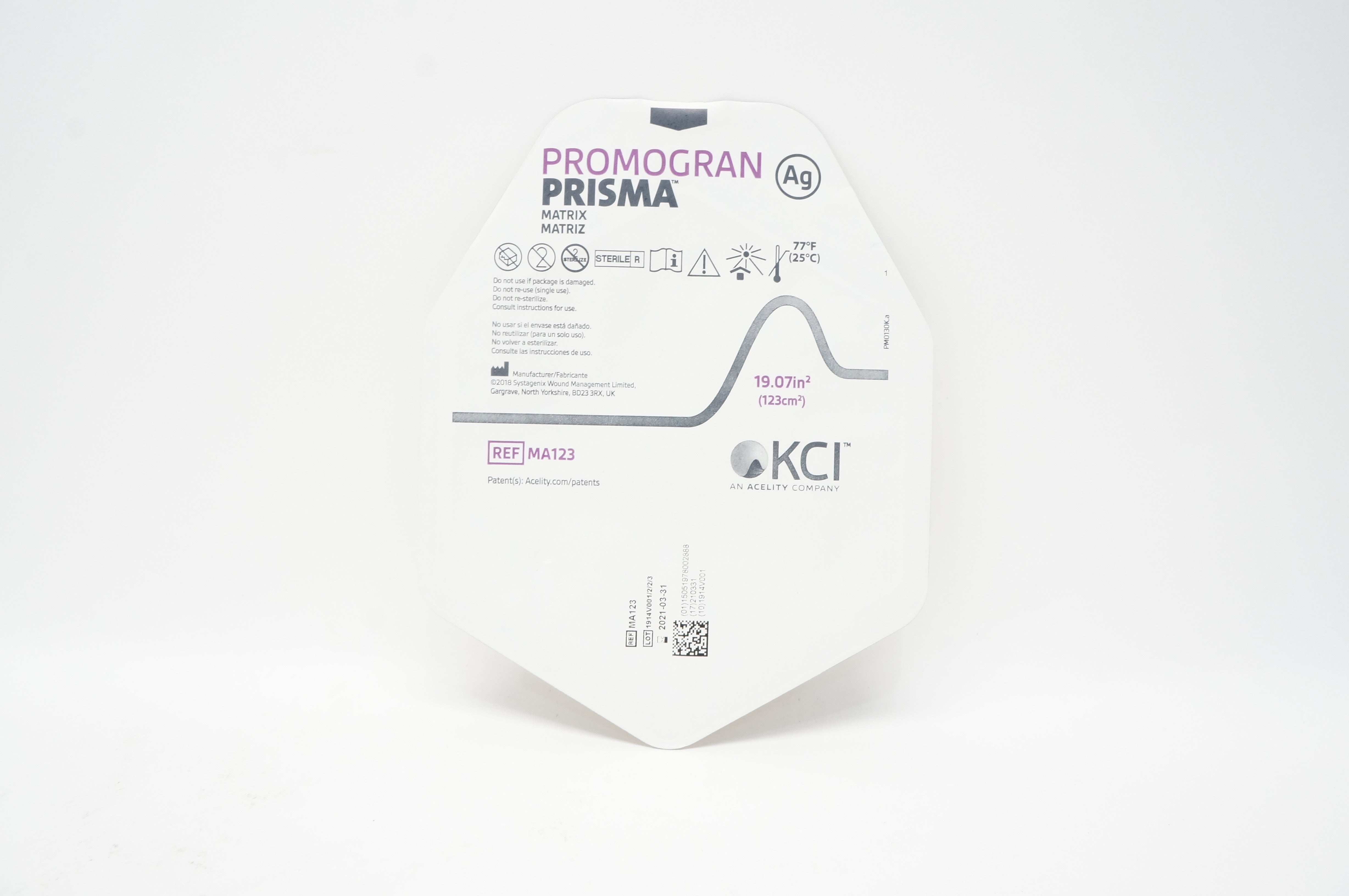 KCI MA123 Systagenix Promogran Prisma Matrix 19.07inch (x)