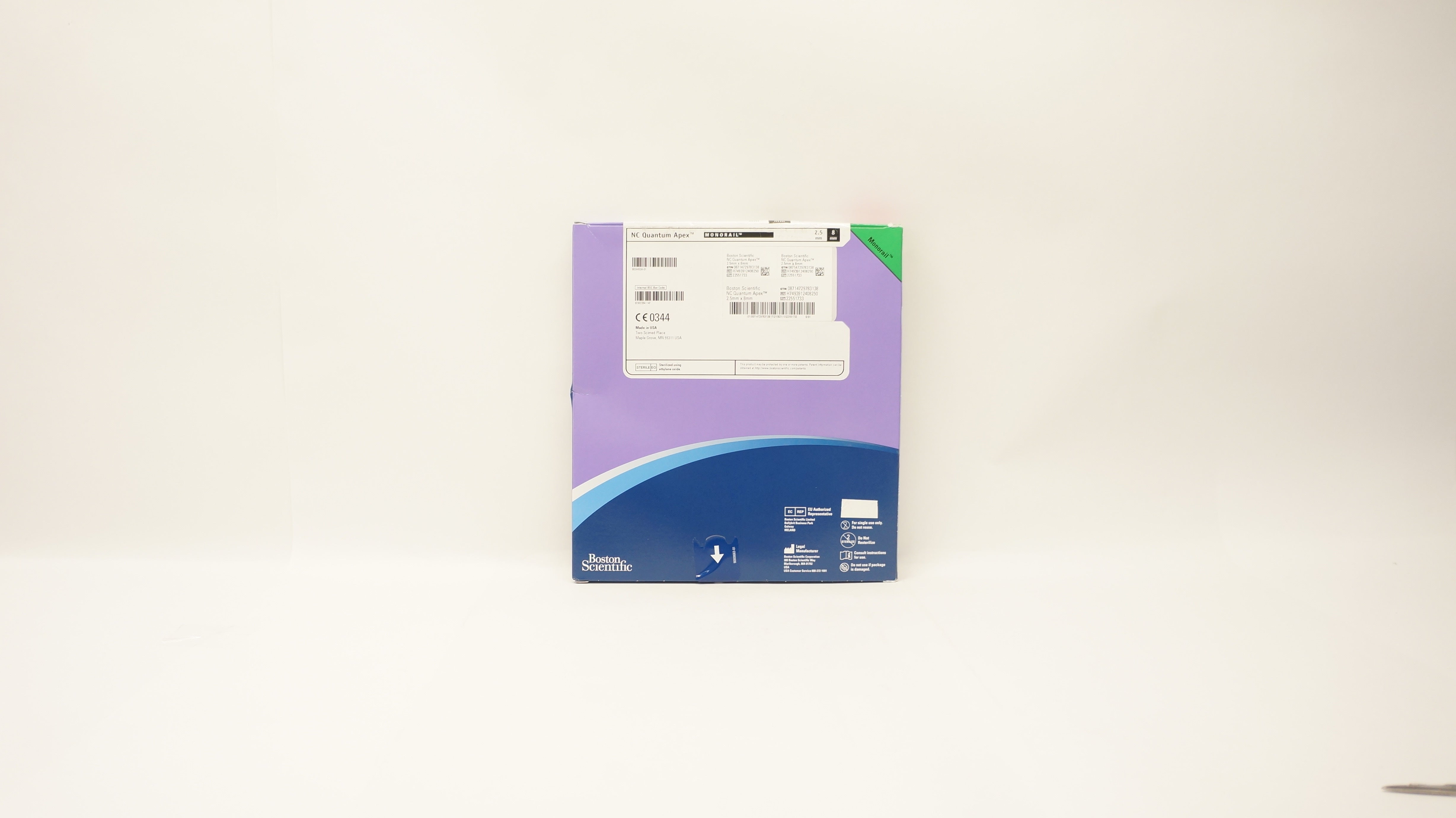 Boston Scientific 391240825 NC Quantum Apex PTCA Dilatation Cath. 2.5 x 8mm(x)