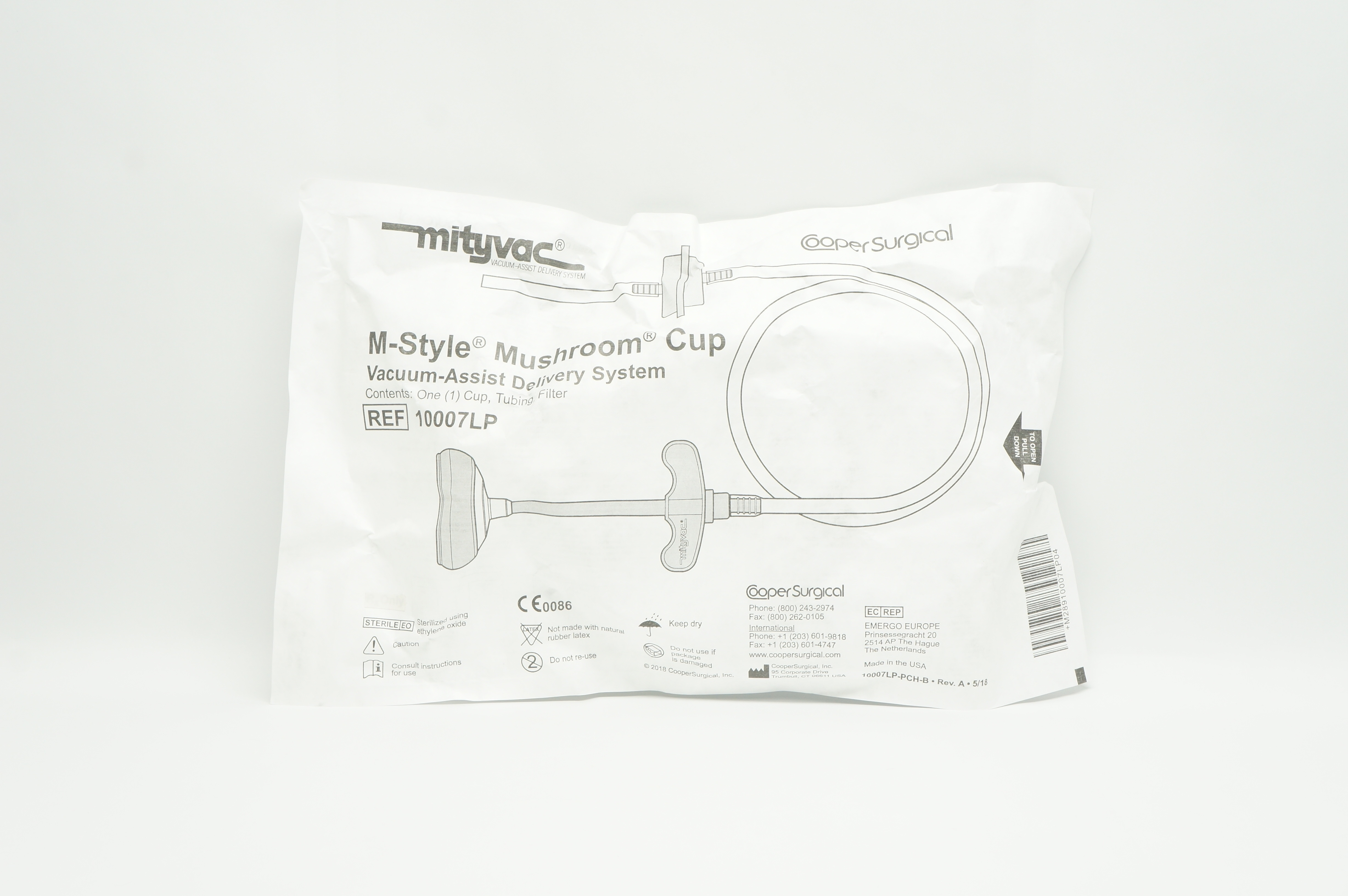 Cooper Surgical 10007LP M-Style Mushroom Cup Vacuum-Assist Delivery System