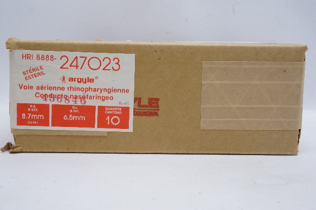 Argyle 8888-247023 Nasopharyngeal Airway 26Fr. x 6.5mm - Box of 10