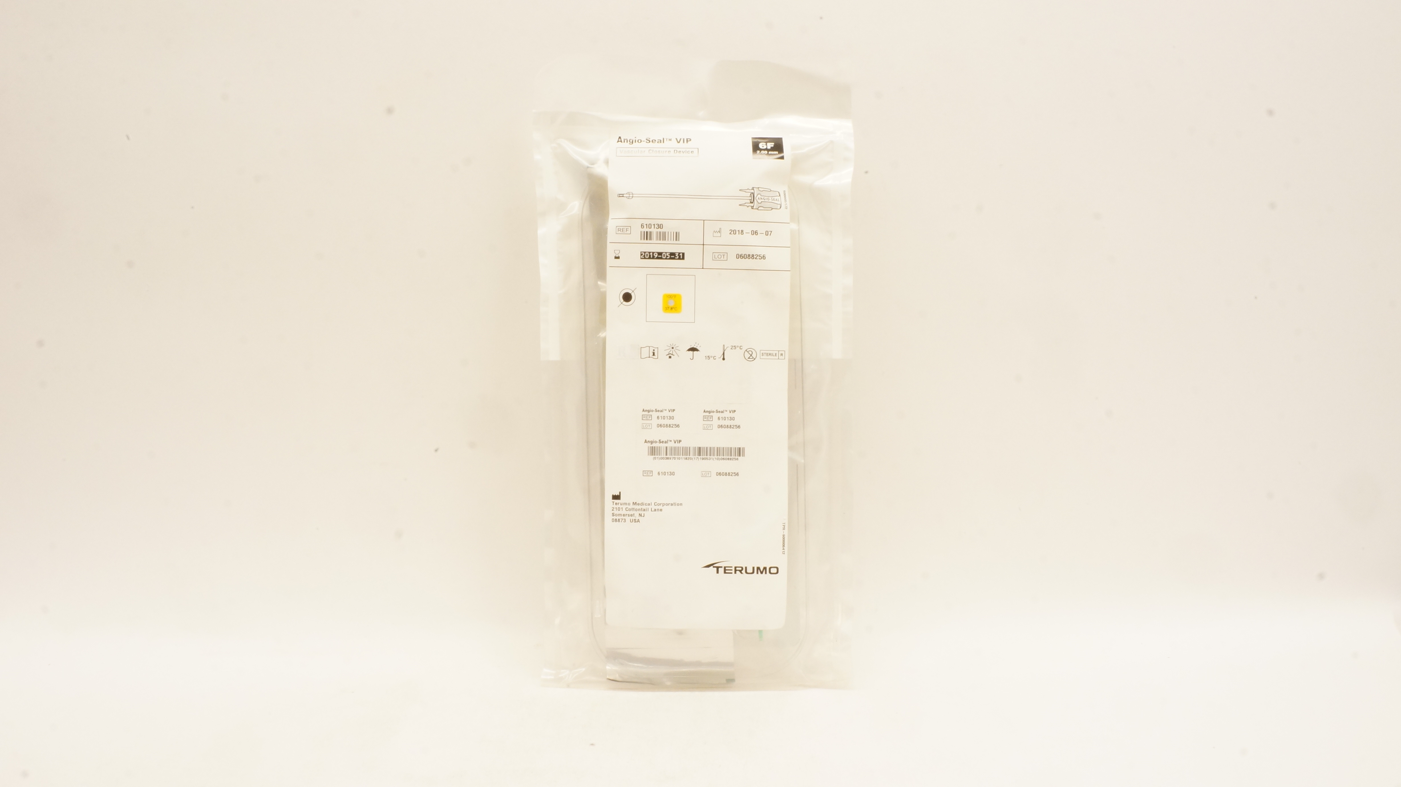 Terumo 610130 Angio-Seal VIP Vascular Closure Device 6F (x)