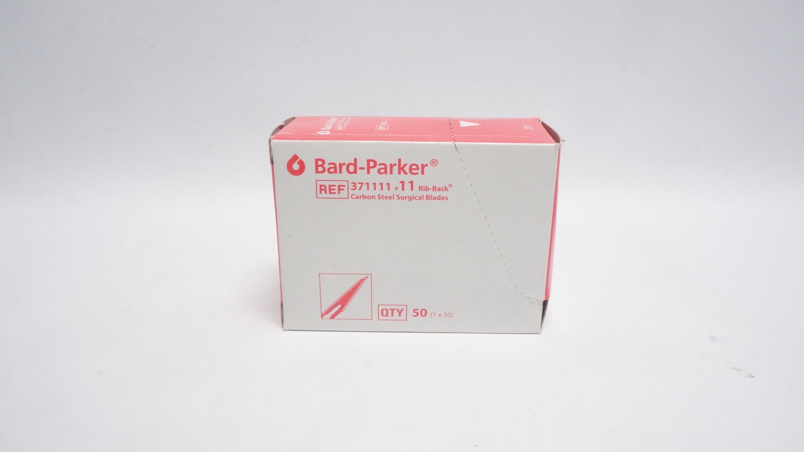 Bard-Parker 371111 Carbon Steel Surgical Blades .11 - box of 50