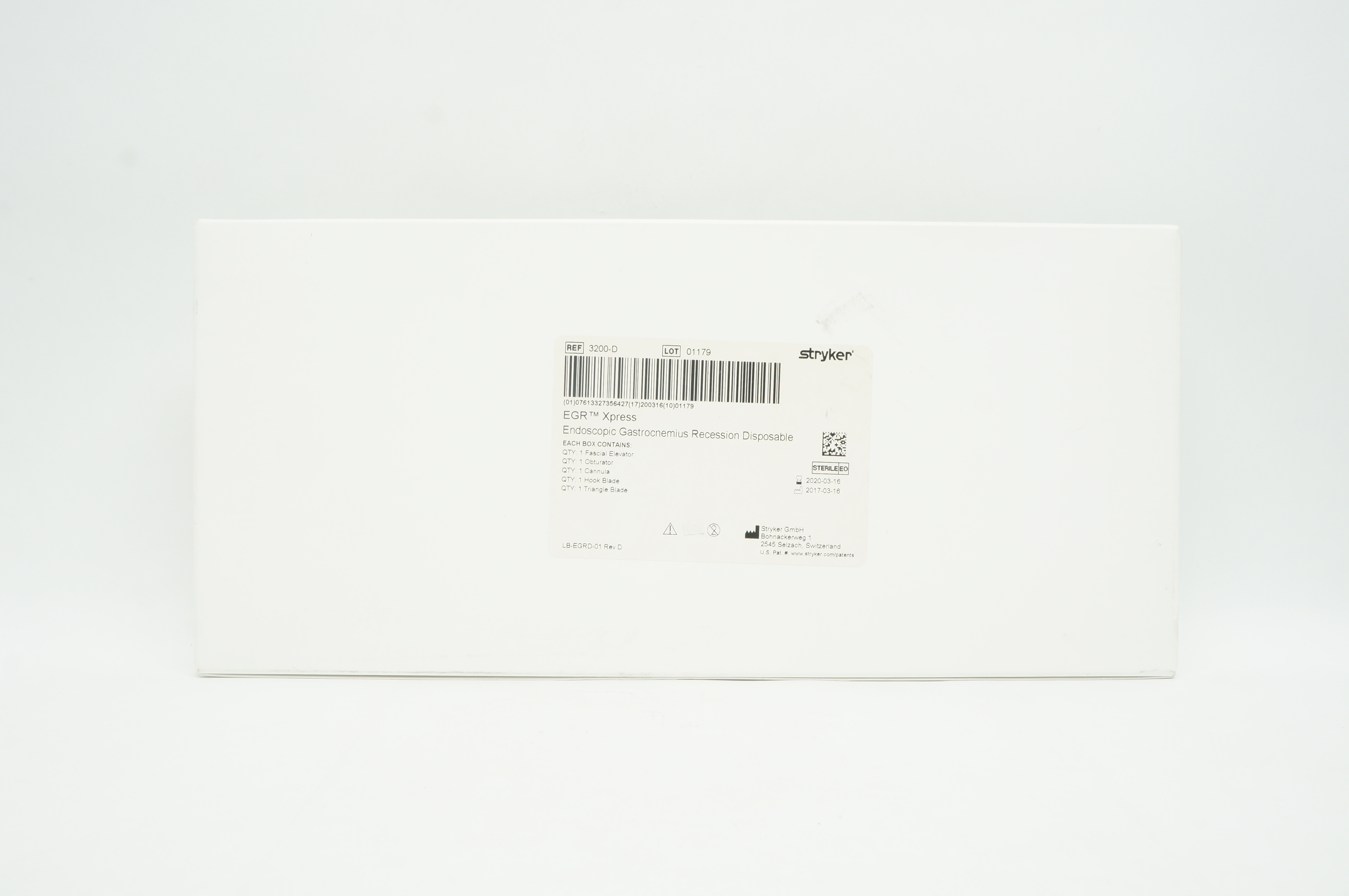 Stryker 3200-D EGR Xpress Endoscopic Gastrocnemius Recession Disposable (x)