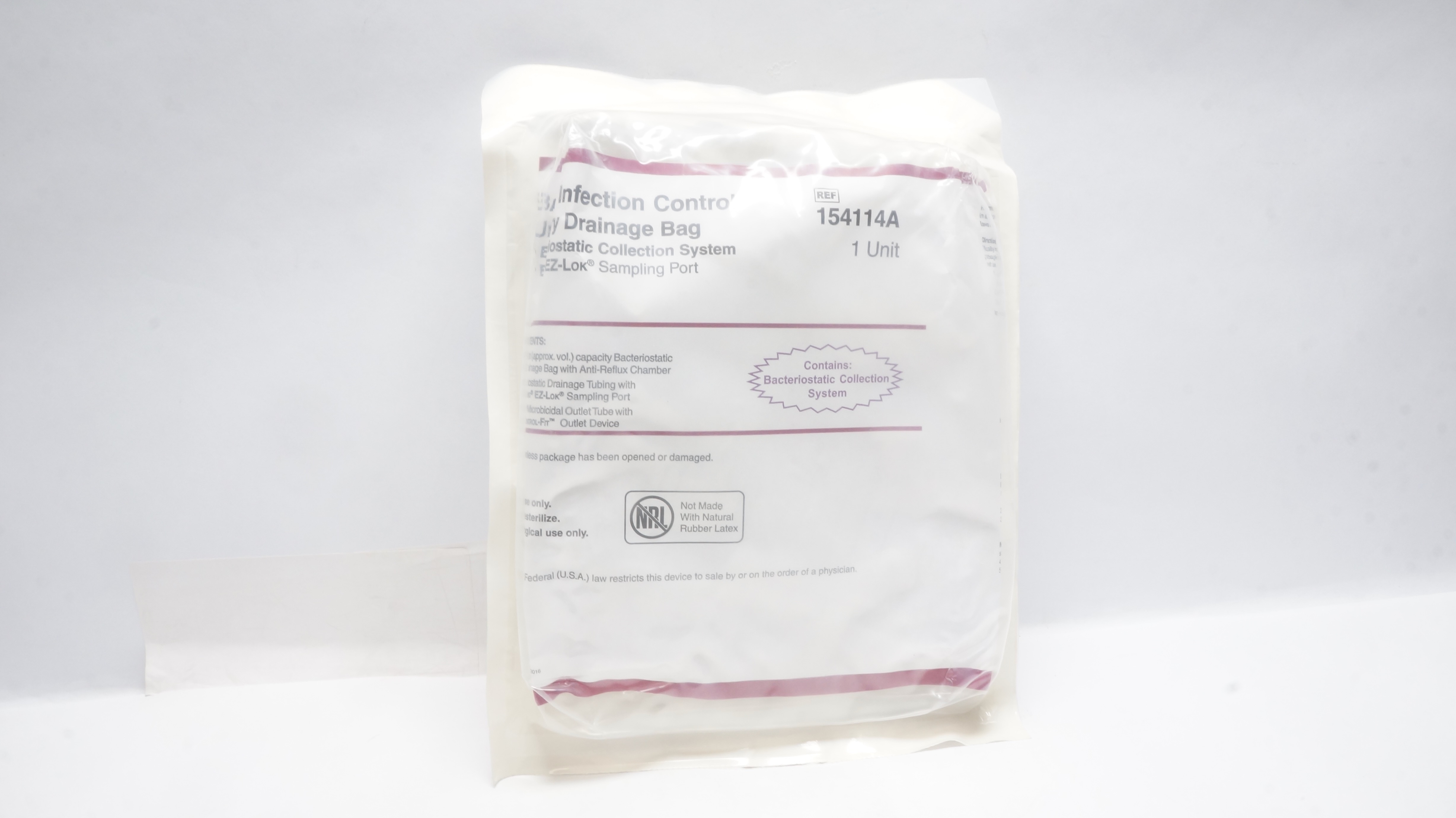 Bard 154114A Infection Control Urinary Drainage Bag 2000ml (approx. vol.) (x)