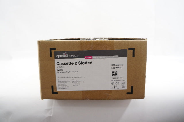 Richard-Allan B851729WH Cassette 2 Slotted with lids White - Case of 750