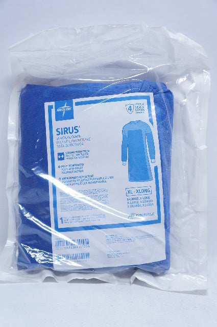 Medline DYNJP2228S Sirus Surgical Gown, Level 4, XL - X-Long