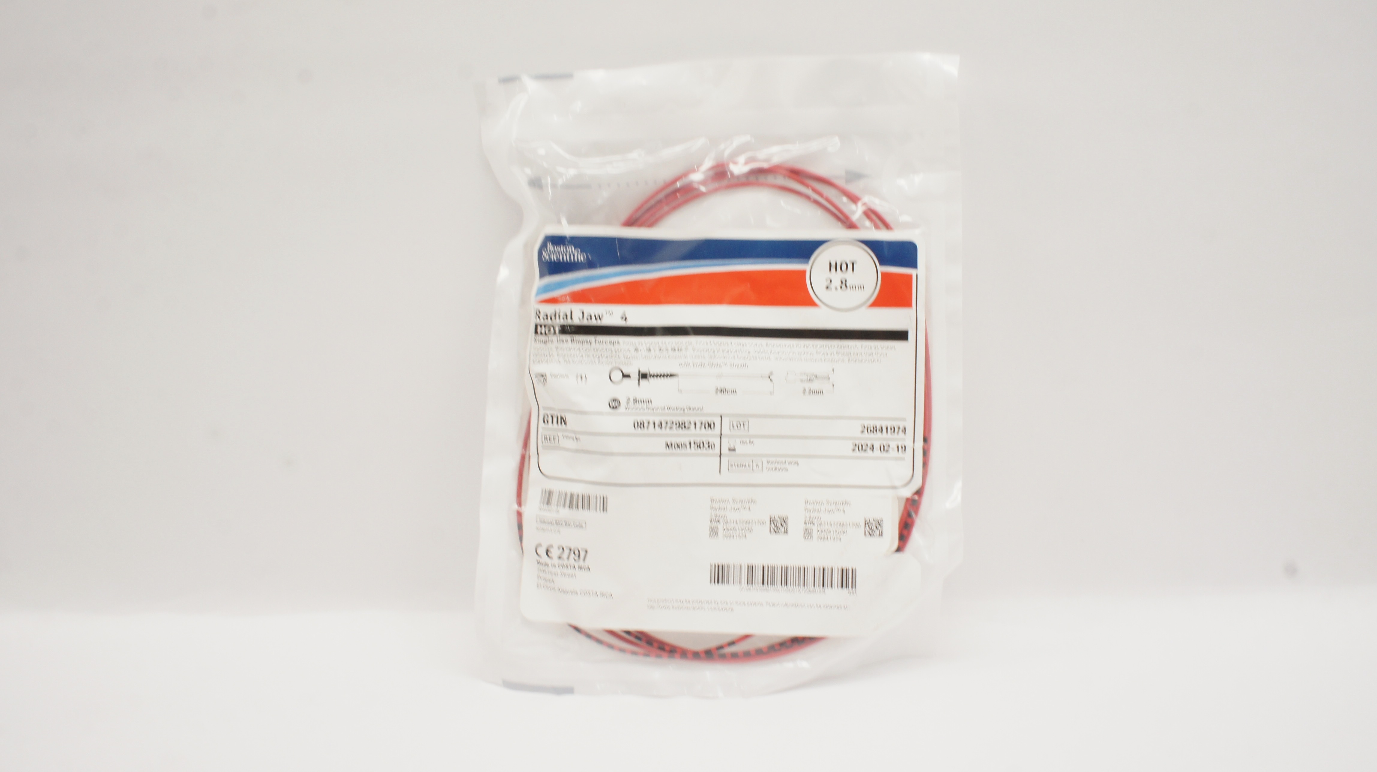 Boston Scientific 1503 Radial Jaw 4 Hot Single Use Biopsy Foceps 2.8mm