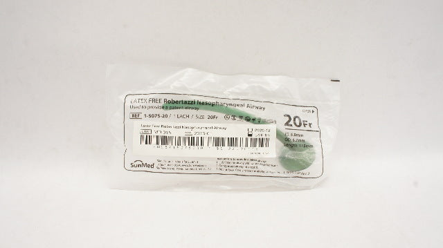 SunMed 1-5075-20 Robertazzi Nasopharyngeal Airway 20Fr x 115 mm (x)