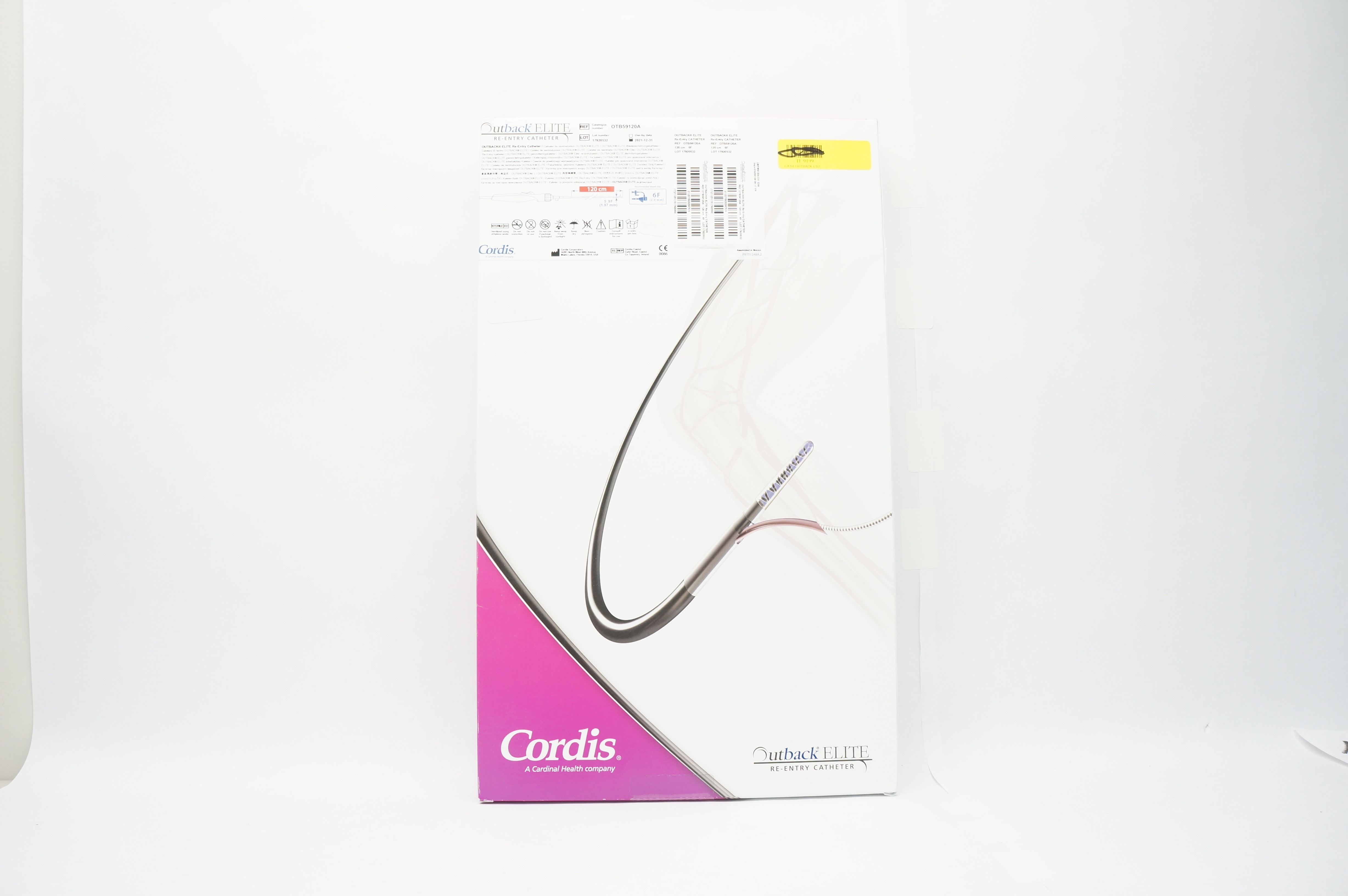 Cordis OTB59120A Outback ELITE Re-entry Cath. 6F x 120cm (x)