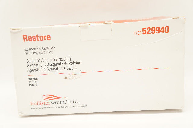 Hollister Woundcare 529940 Restore Calcium Alginate Dressing 12inch Rope