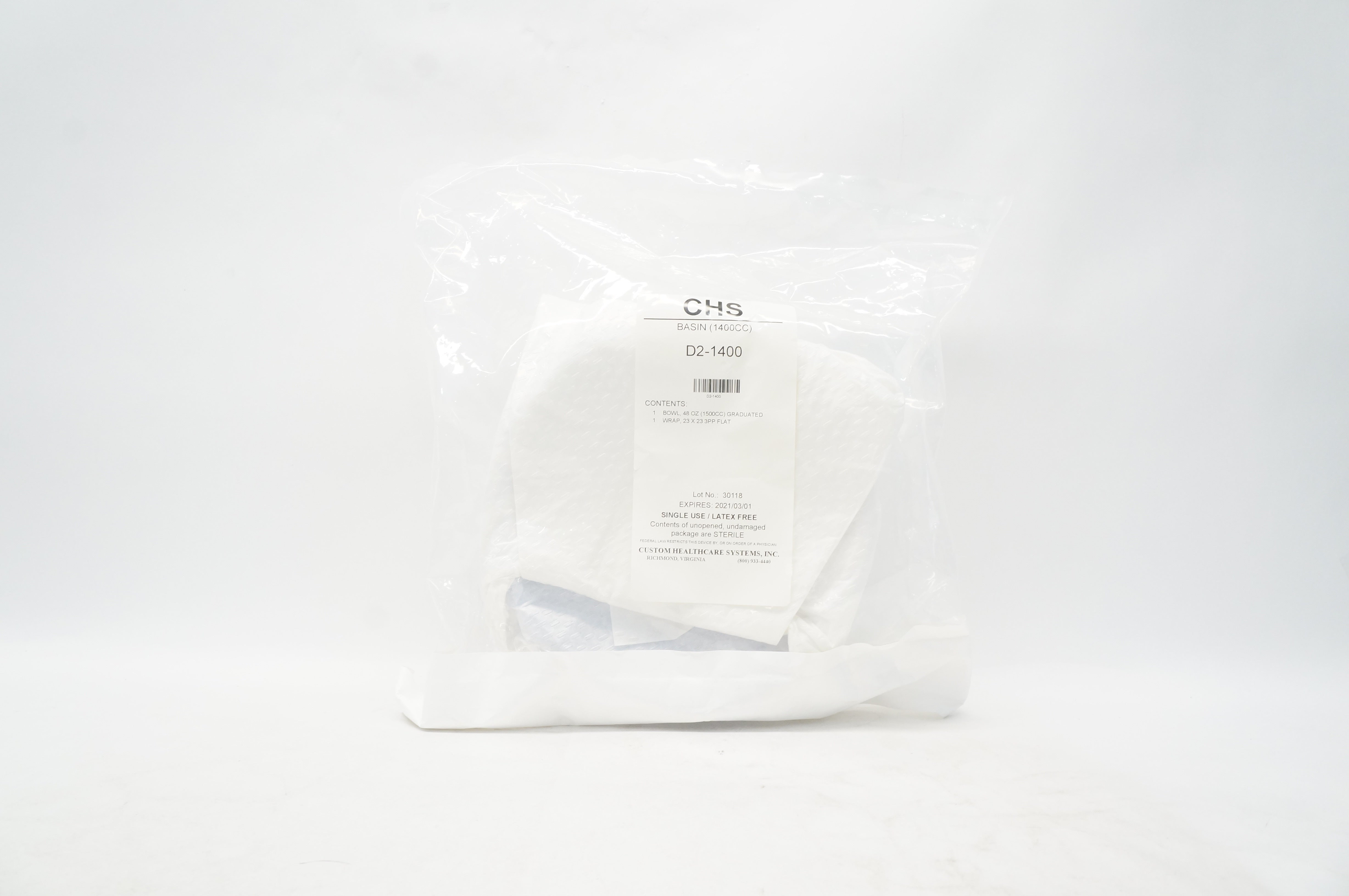 CHS D2-1400 Basin 1400cc (x)