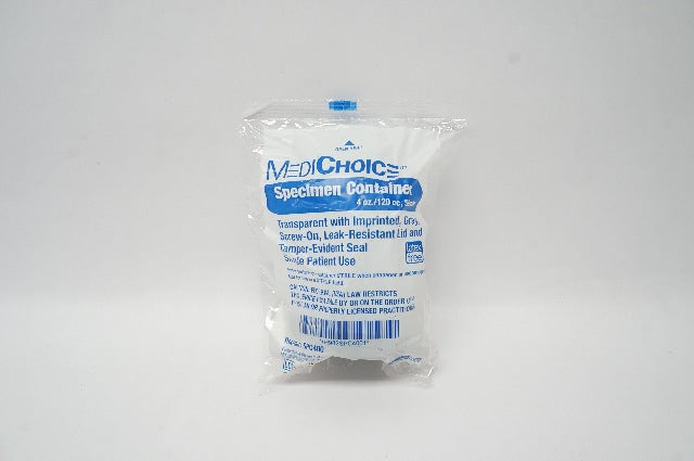 MediChoice SPC400 Specimen Transparent Sterile Container 4Oz./120cc