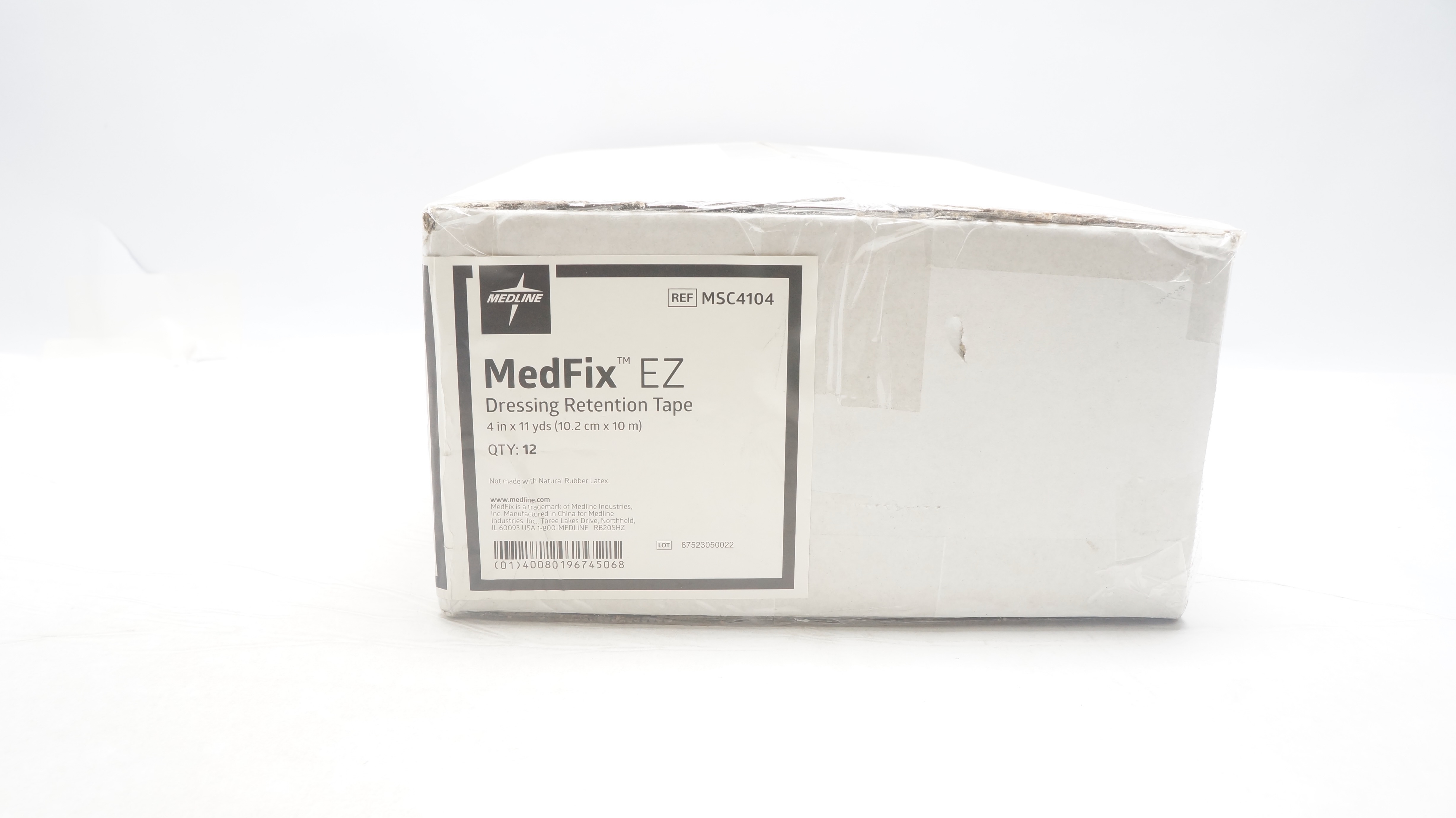 Medline MSC4104 MedFix EZ Dressing Retention Tape 4In x 11yds - Box of 12