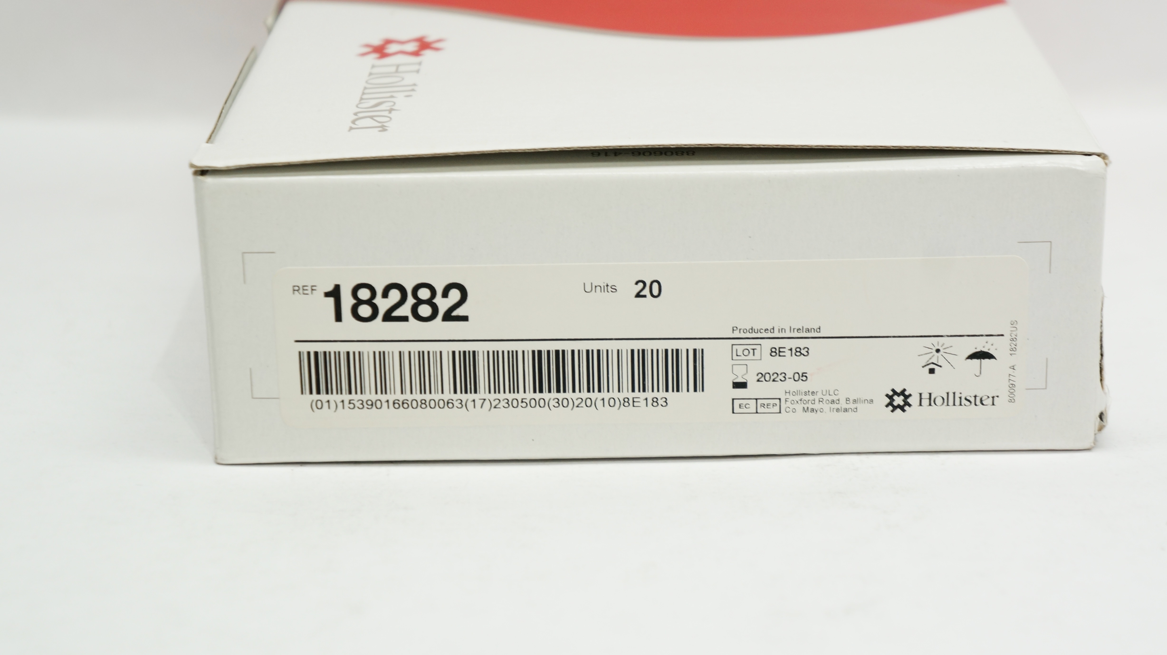 Hollister 18282 New Image Drainable Mini-Pouch w/Filter 1-3/4inch(x) - Box of 20