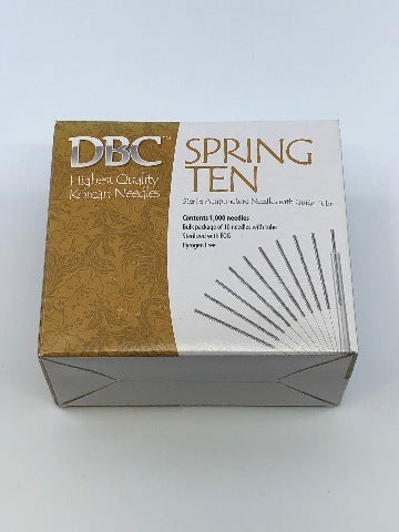 DBC DB9 Spring Ten Sterile Acupuncture Ndles 0.30 x 60 ~ Box  of 1000
