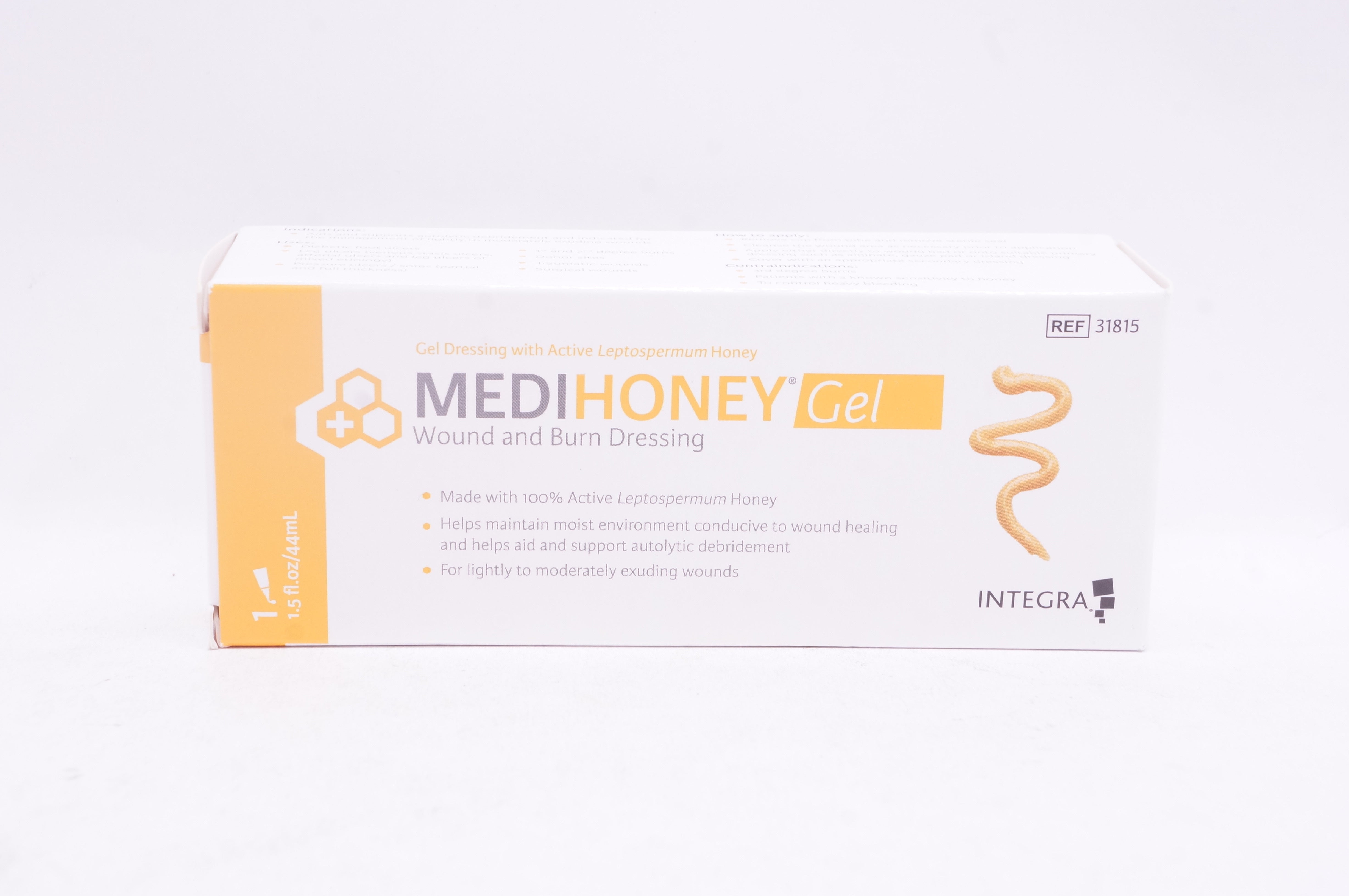 Derma Sciences 31815 Integra MediHoney Gel Wound and Burn Dressing 1.5 fl. oz(x)