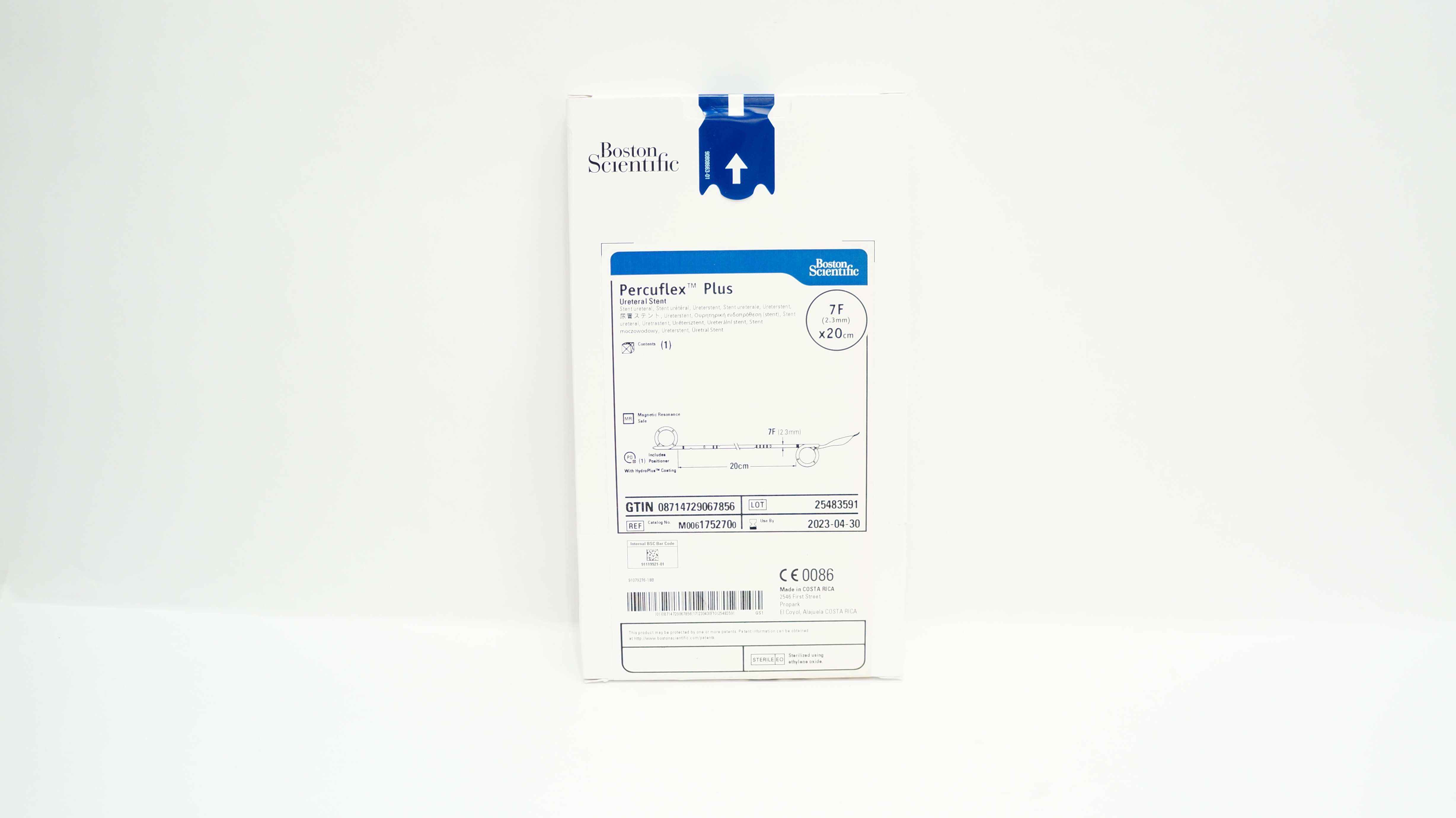 Boston Scientific M0061752700 Percuflex Plus Ureteral Stnt, 7Fr x 20cm (x)