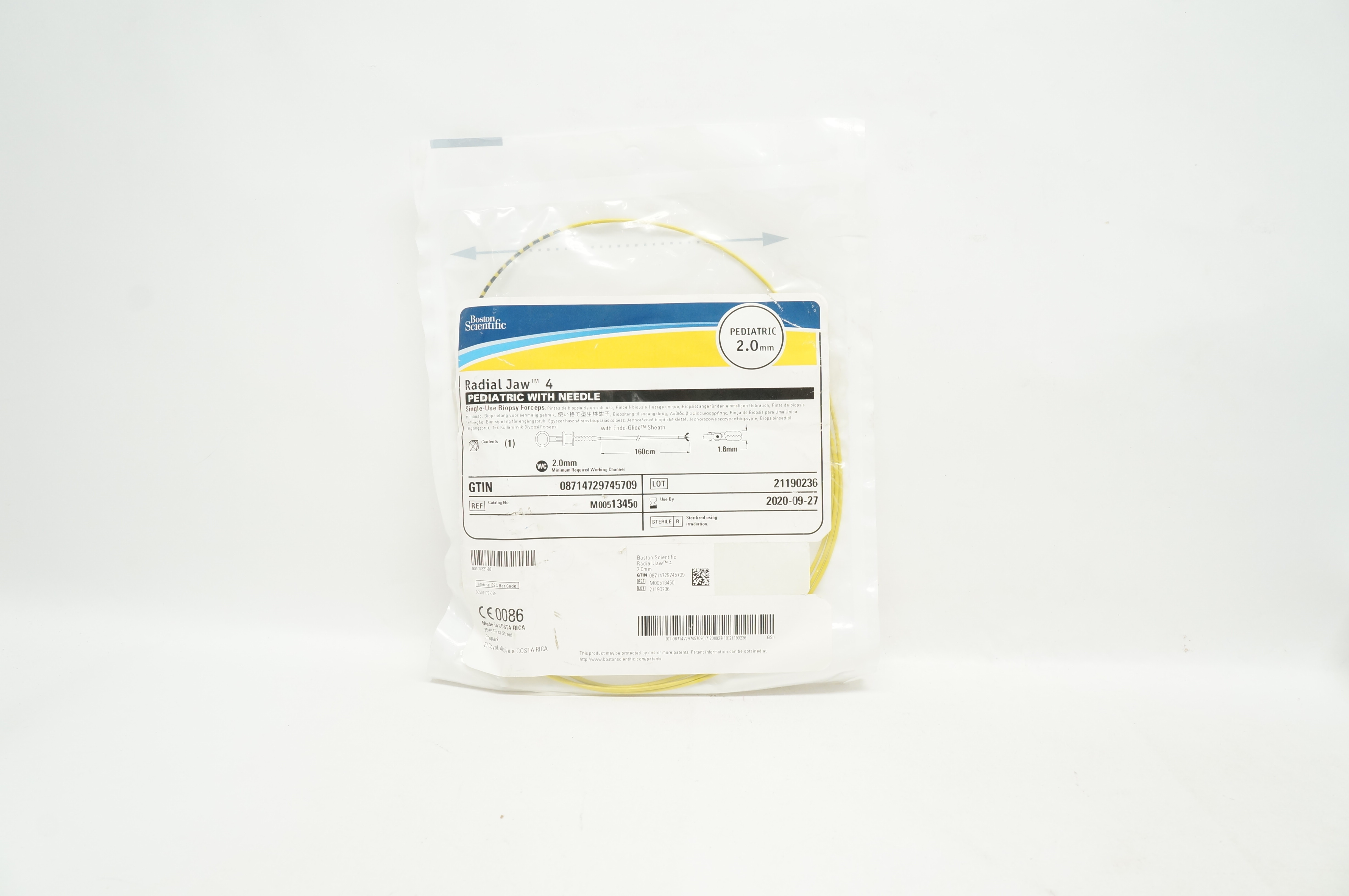 Boston Scientific 1345 Radial Jaw 4 Pediatric With Ndle 2.0mm (x)