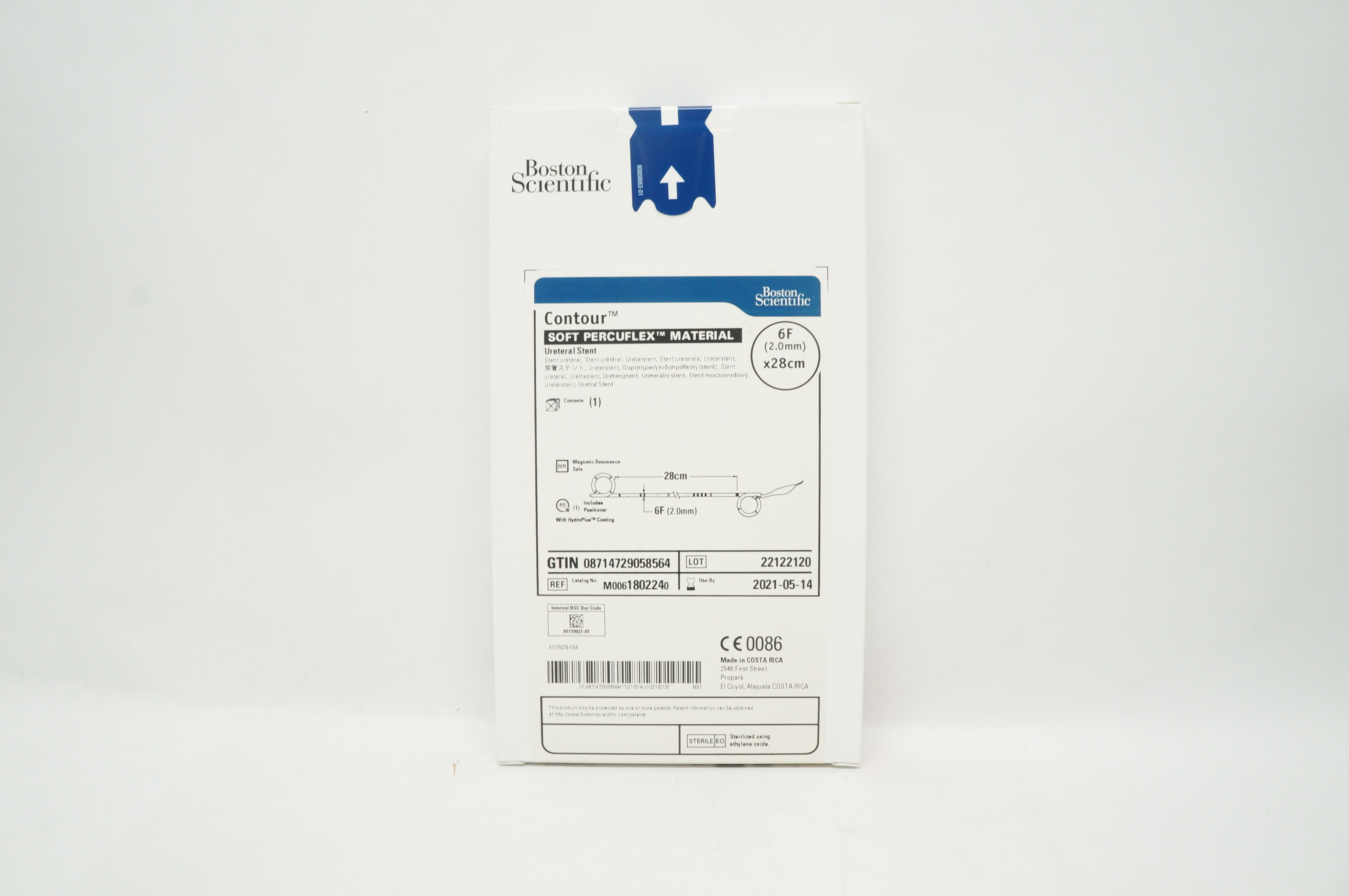 Boston Scientific 180224 Soft Percuflex Material Ureteral Stnt 6F x 28cm (x)