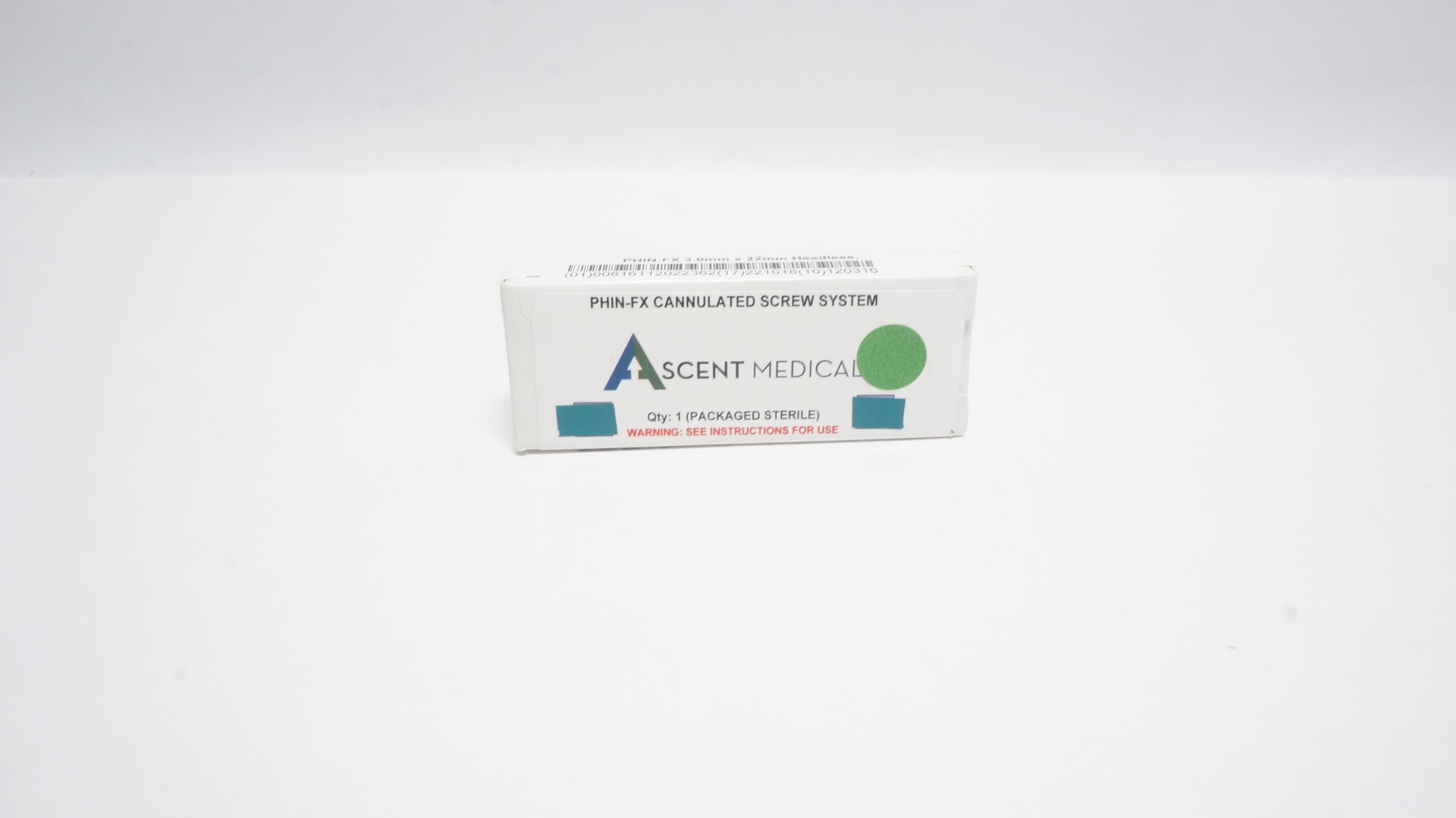Ascent Medical 30-022BPH PHIN-FX 3.0mm x 22mm Headless, Hexalobe (x)