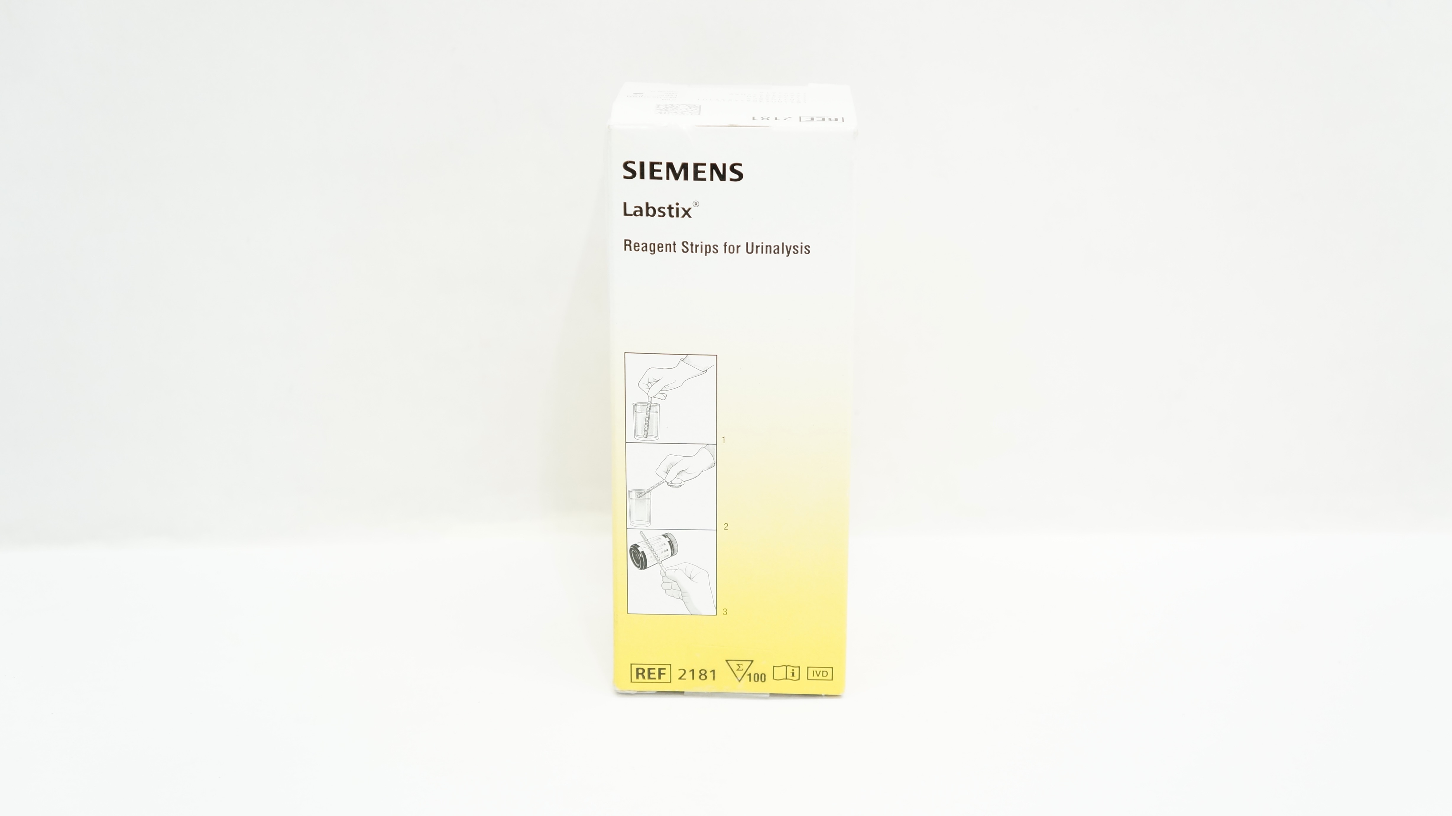 Siemens 2181 Labstix Reagent Strips For Urinalysis (x) - Box of 100