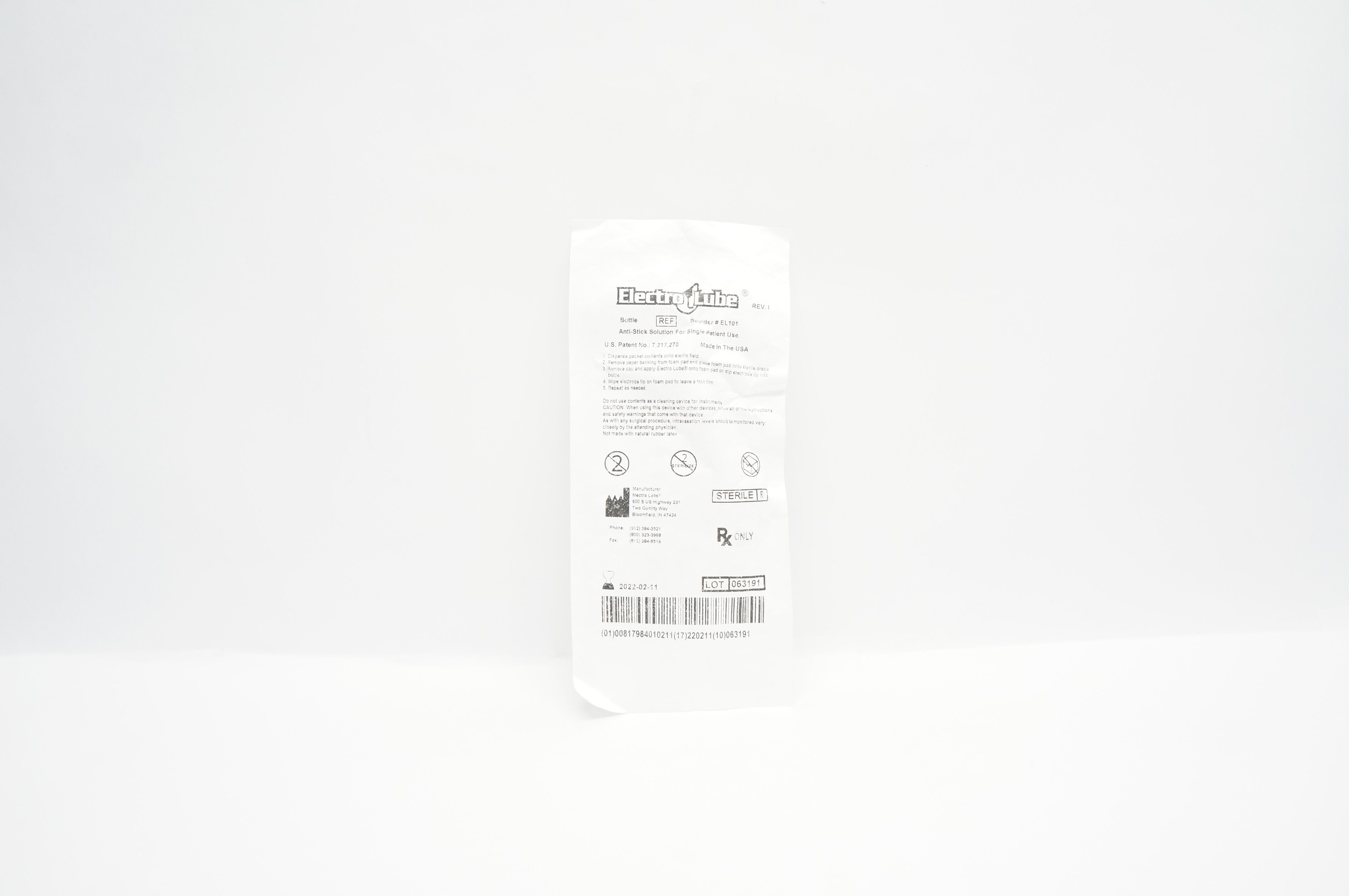 Mectra Labs EL101 Electro Lube Anti-Stick Solution (x)