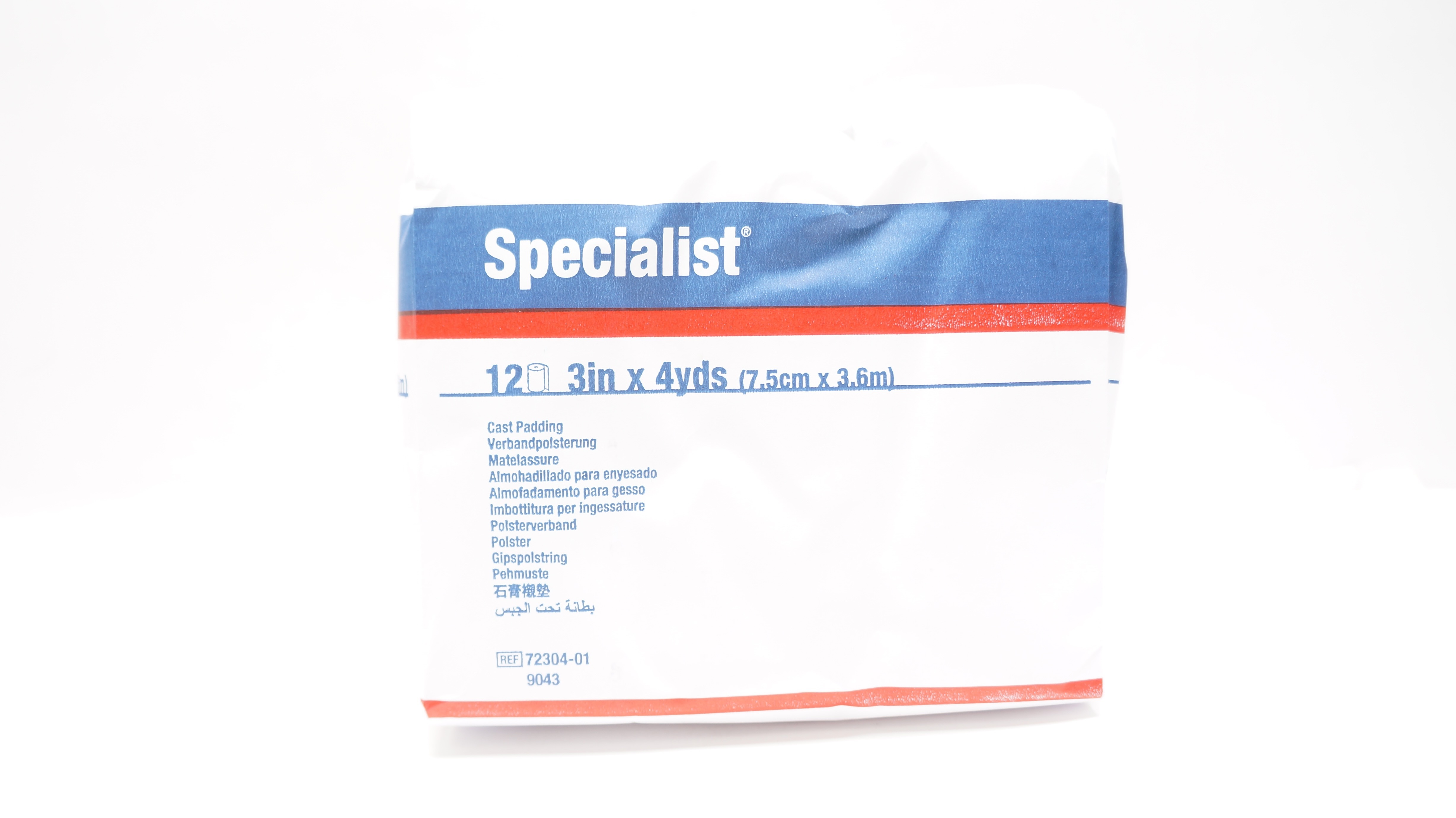 BSN Medical 72304-01/9043 Specialist Cast Padding 3inch x 4yds - Pack of 12