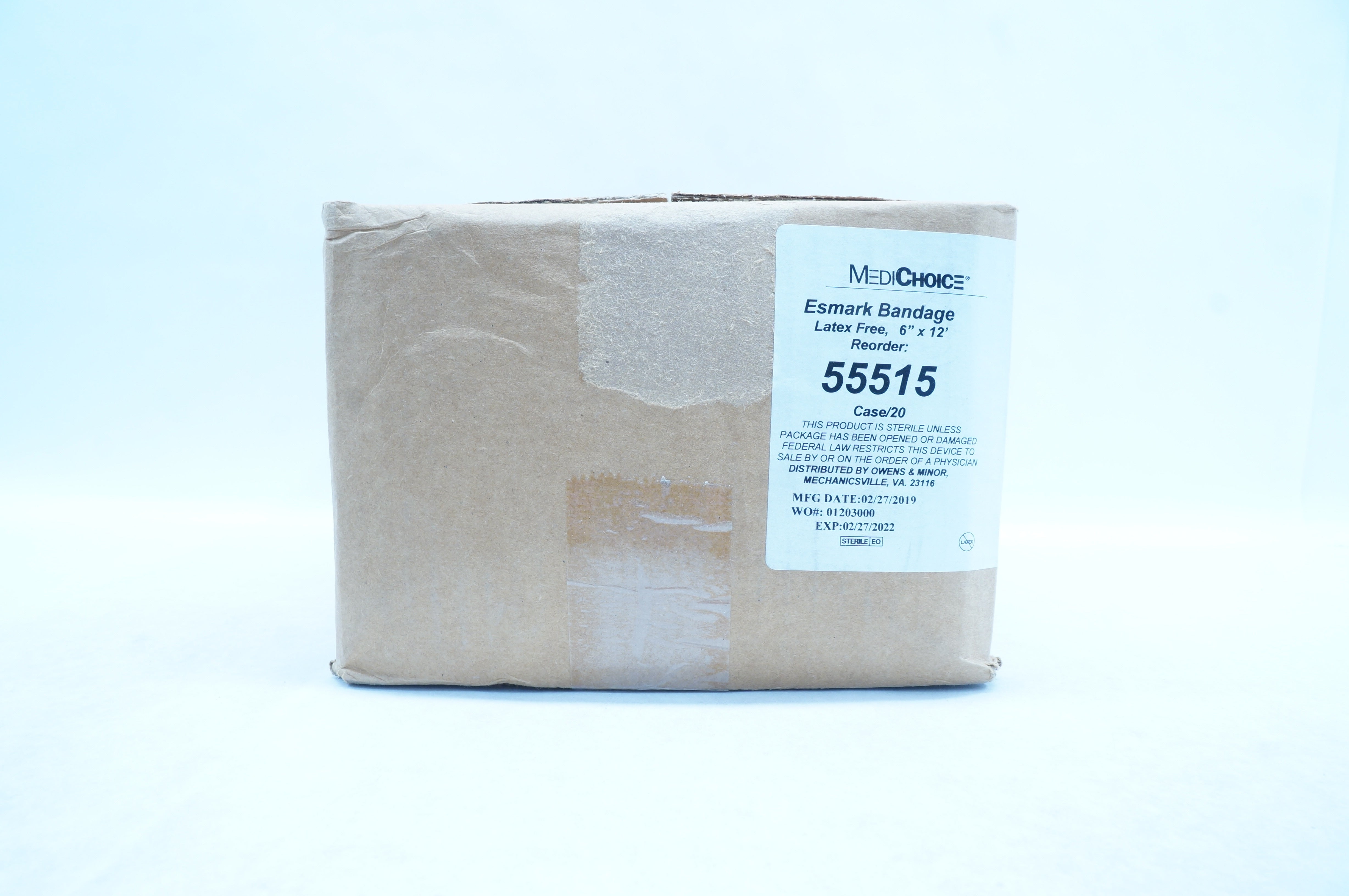 MediChoice 55515 Esmark Bandage 6in x 12in - Case of 20