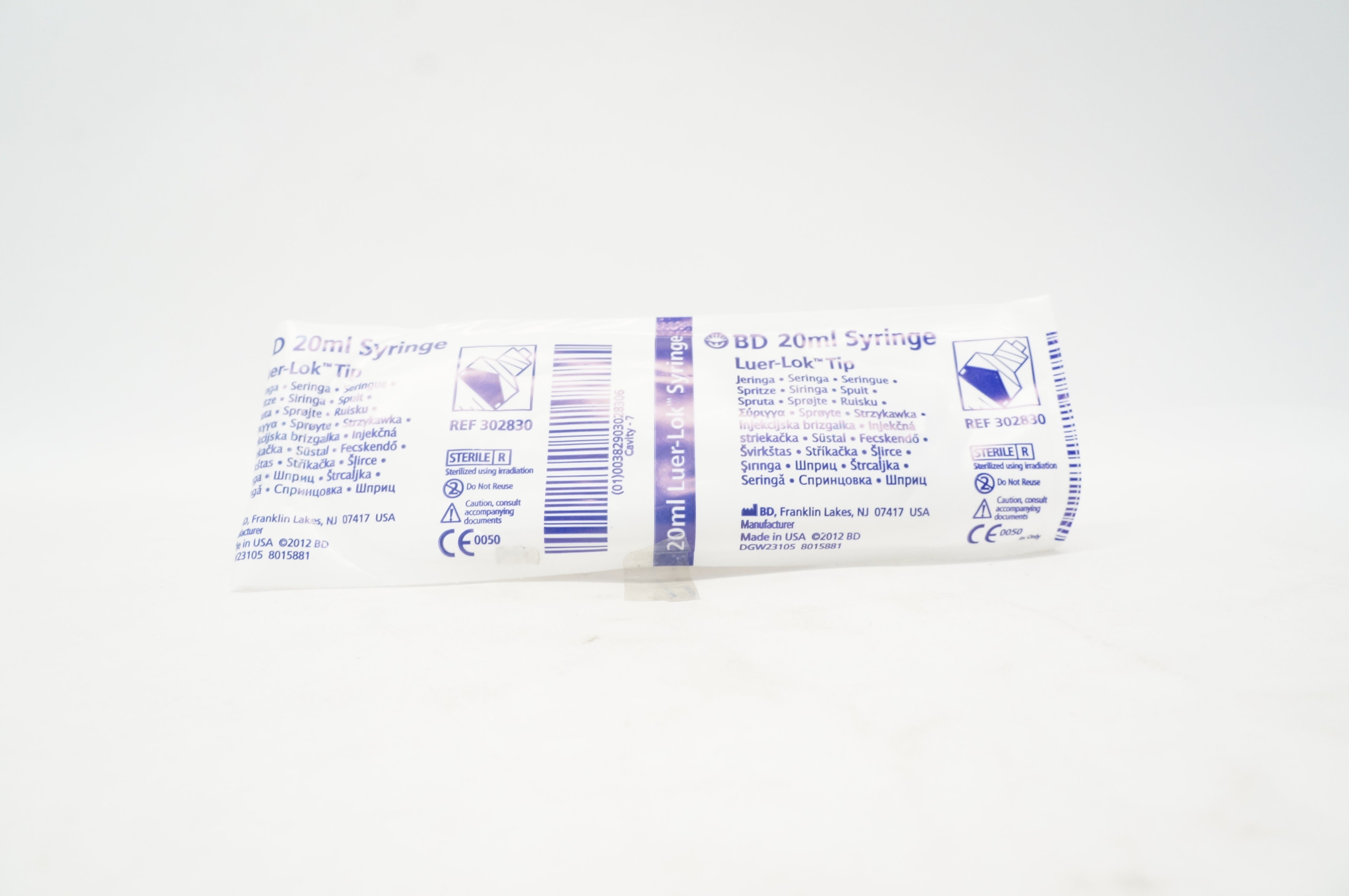 BD 302830 Luer-Lok Tip Syringe 20 ml (x)