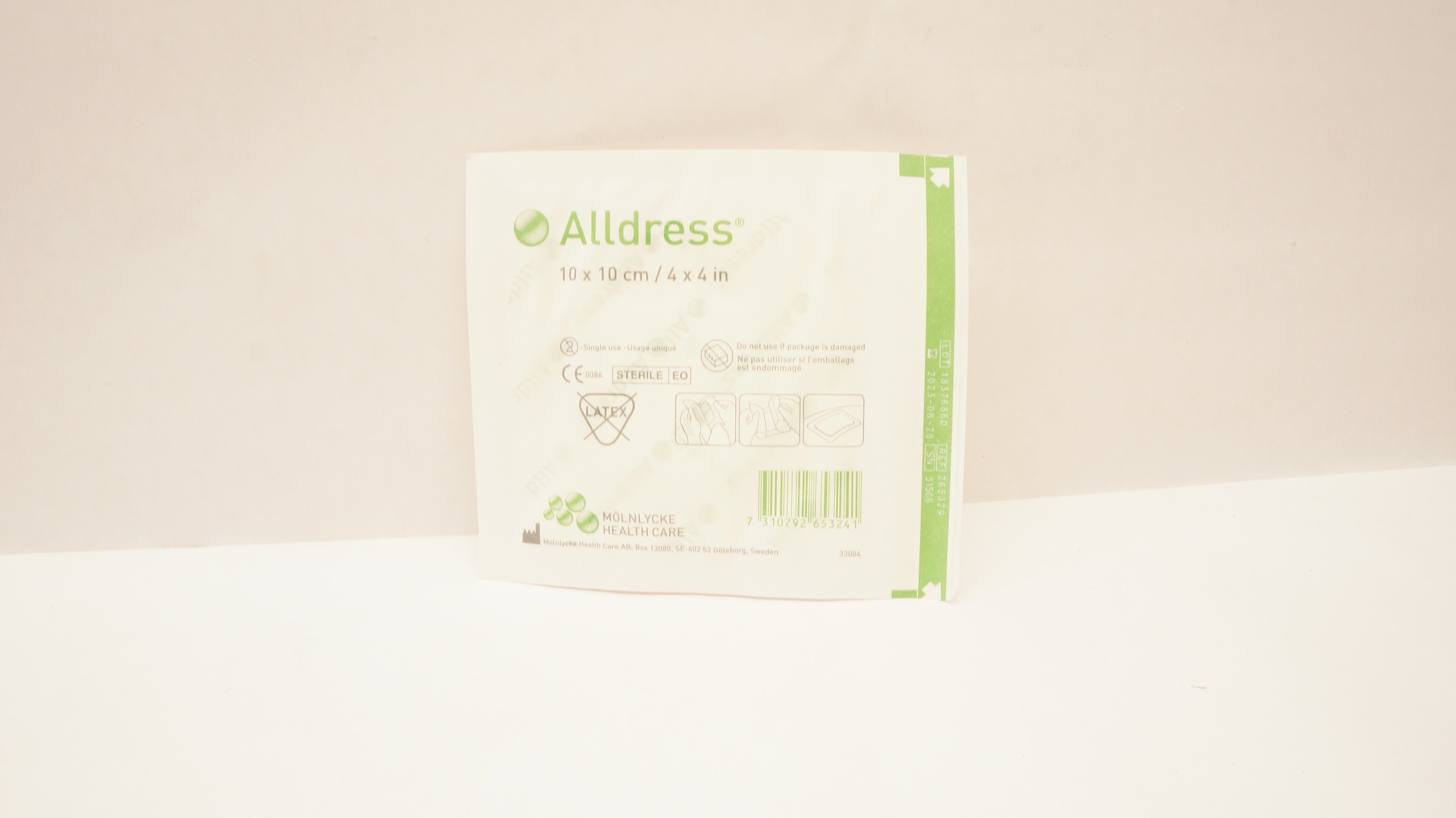 Molnlycke Healthcare 265329 Alldress Composite Dressing 4 x 4 inch