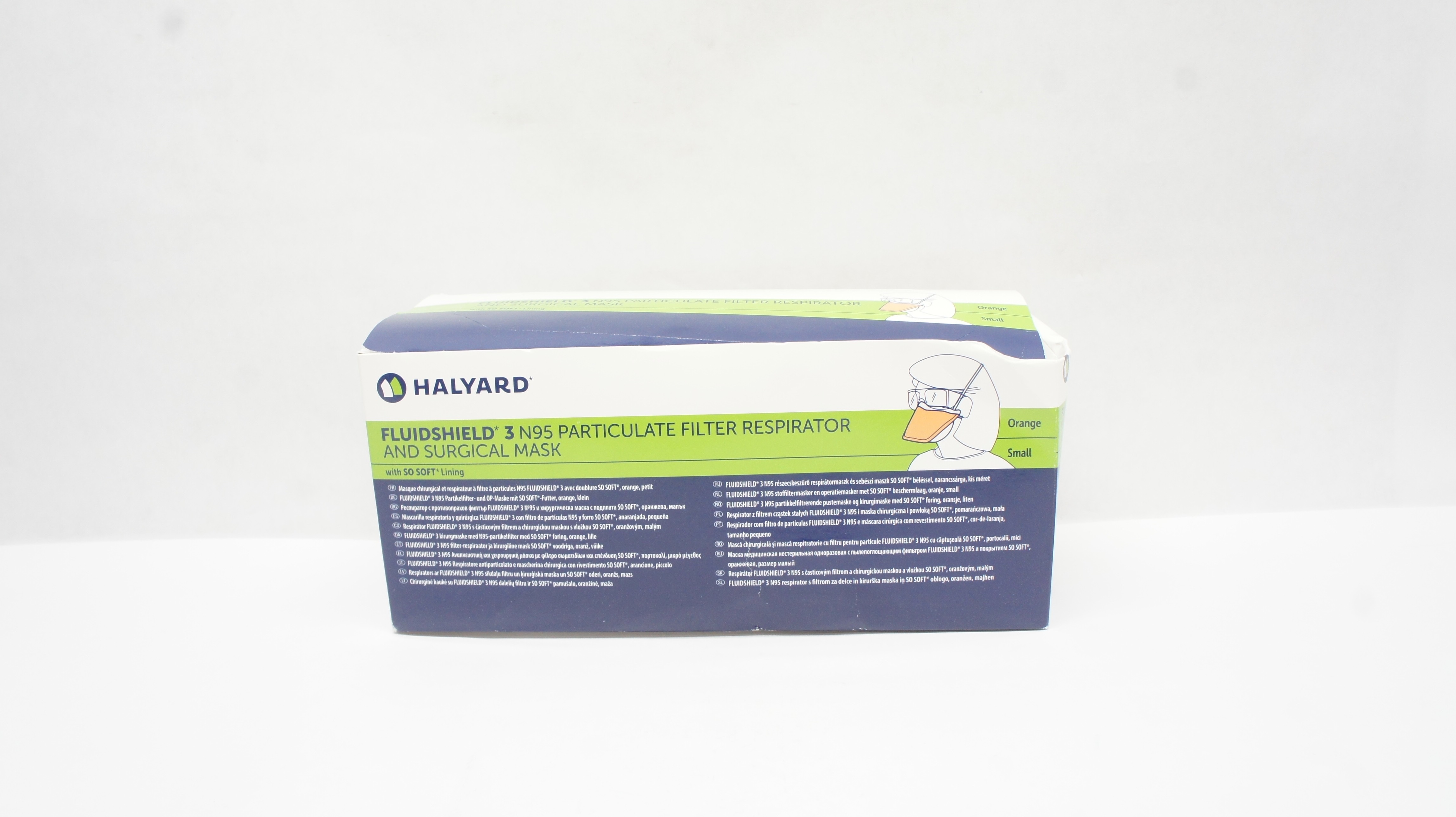 Halyard 46827 Filter Respirator & Surgical Mask - Box of 35