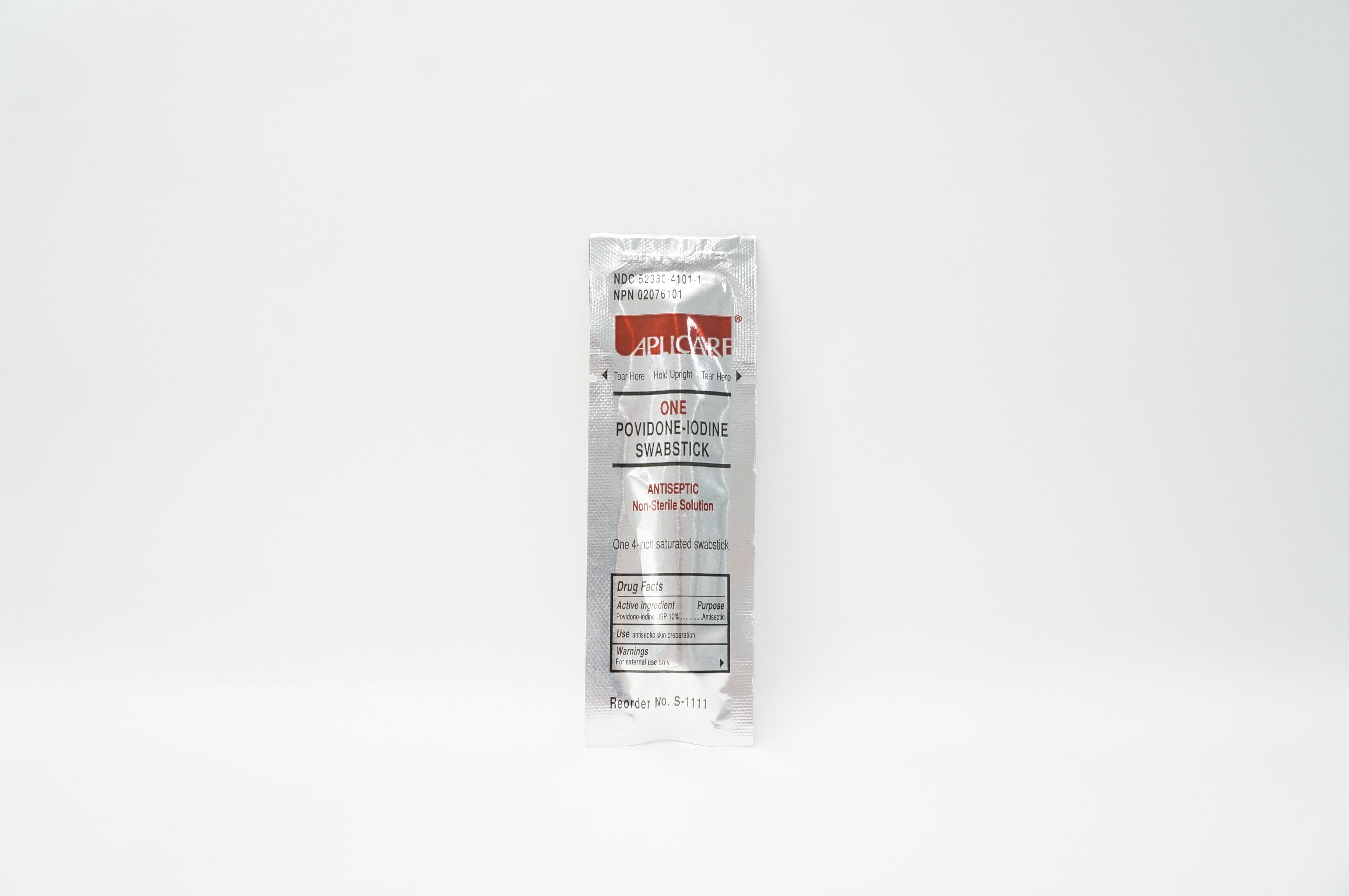 Applicare S-1111 Povidone-Iodine Swabstick 4 inch