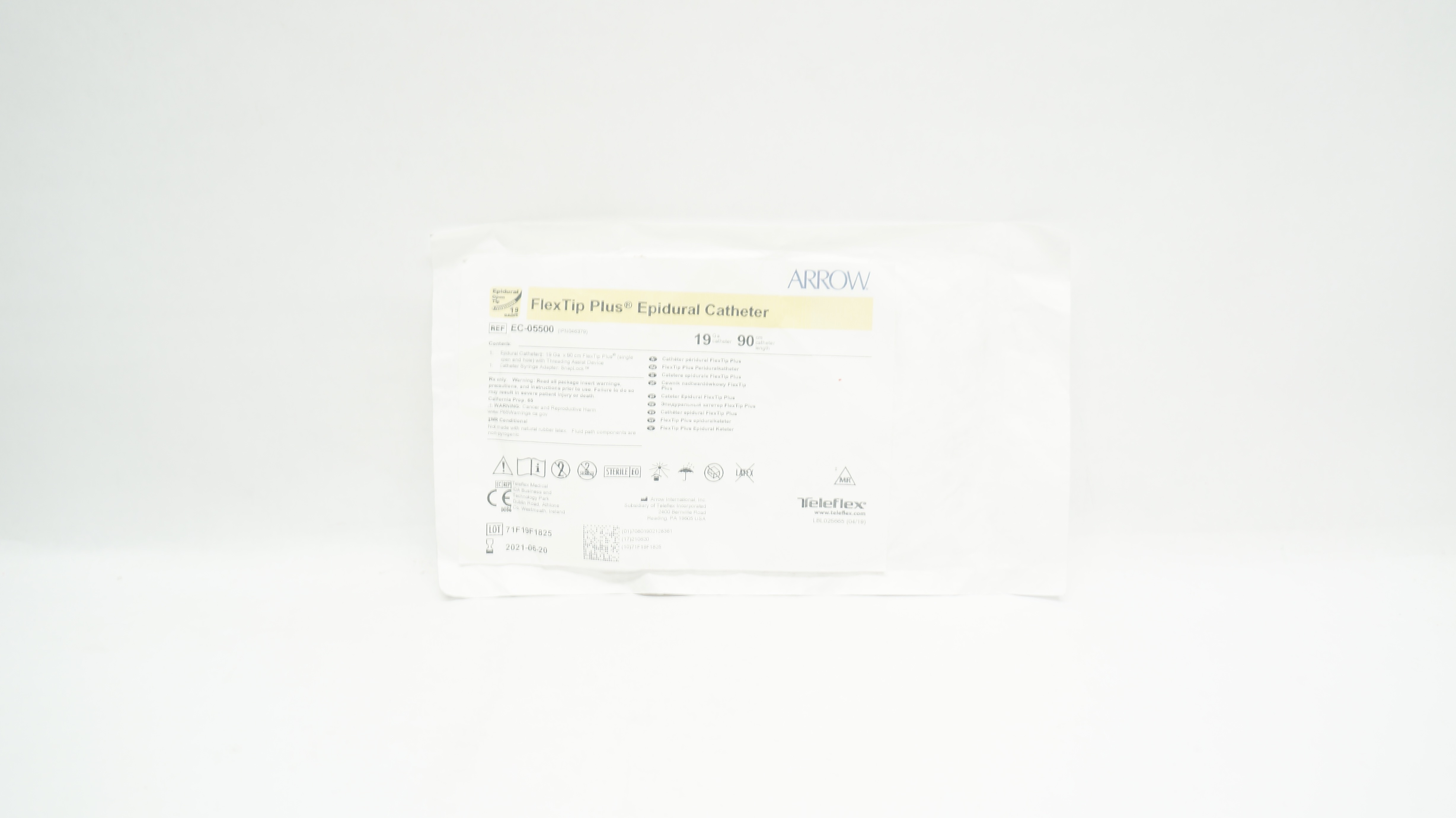Arrow EC-05500 FlexTip Plus Epidural Cath. 19Ga x 90 cm (x)