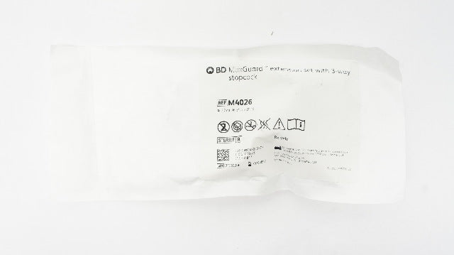 BD M4026 MaxGuard Extension Set with 3-Way Stopcock 3.2ml x 20inch