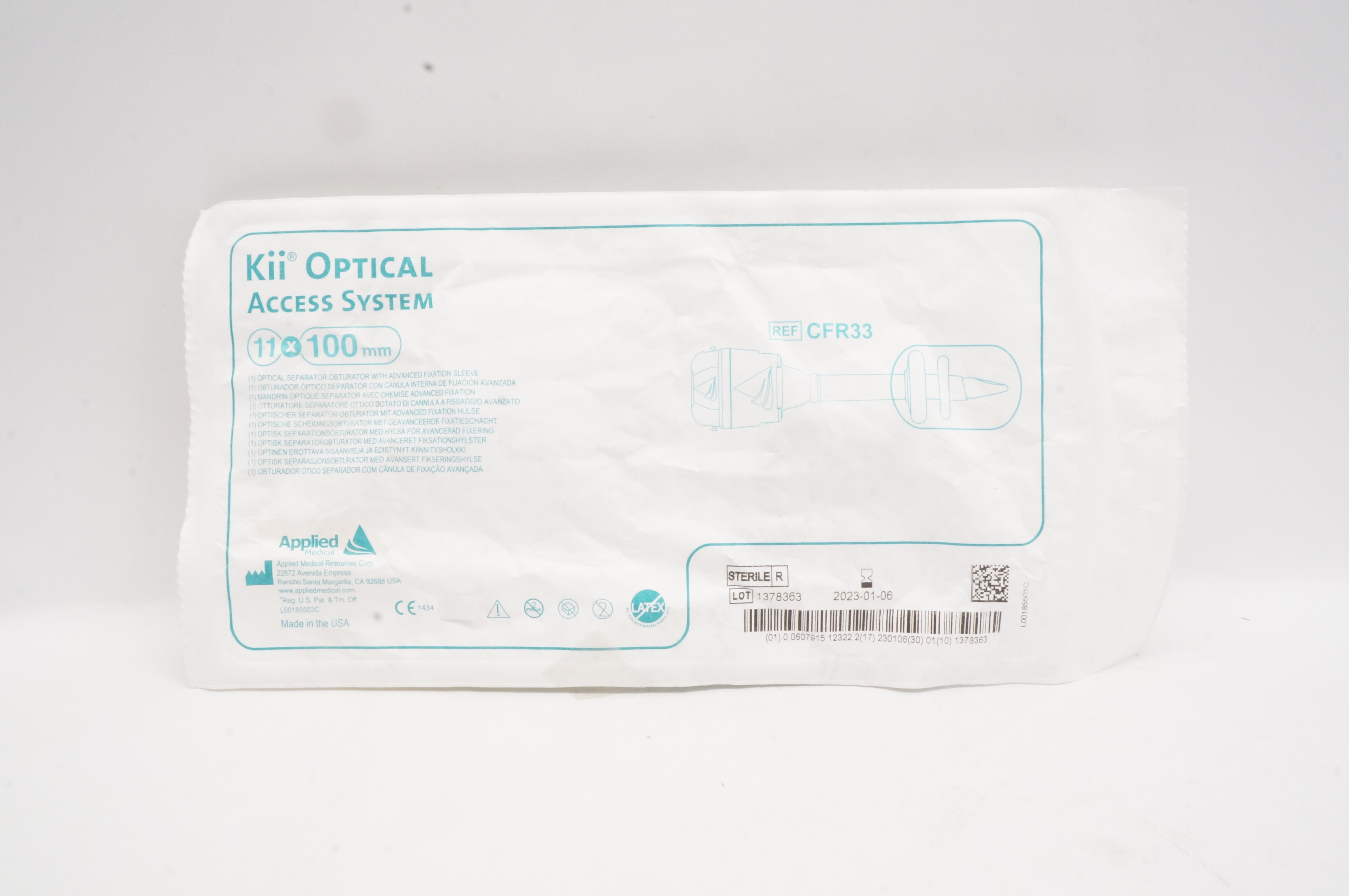 Applied Medical CFR33 Kii Optical Access System 11 x 100mm