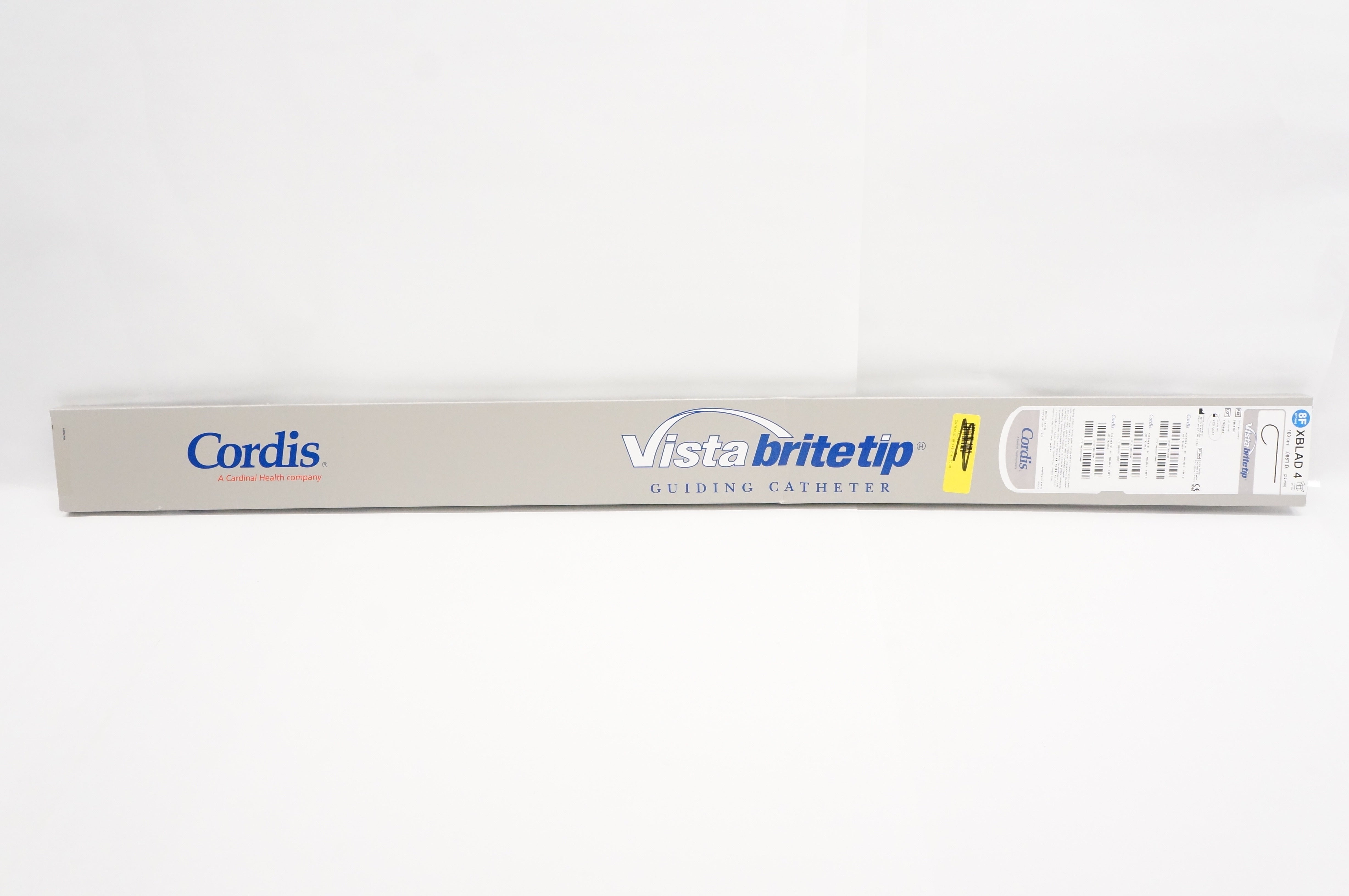 Cordis 588-8101 Vistabrite Tip XBLAD 4 Guiding Cath. 8F x 100cm x .088inch ID(x)