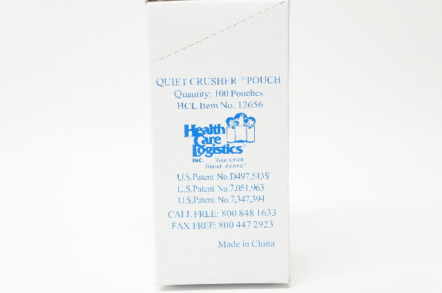 Quiet Crusher 12656 Pouch - Box of 100 pouches