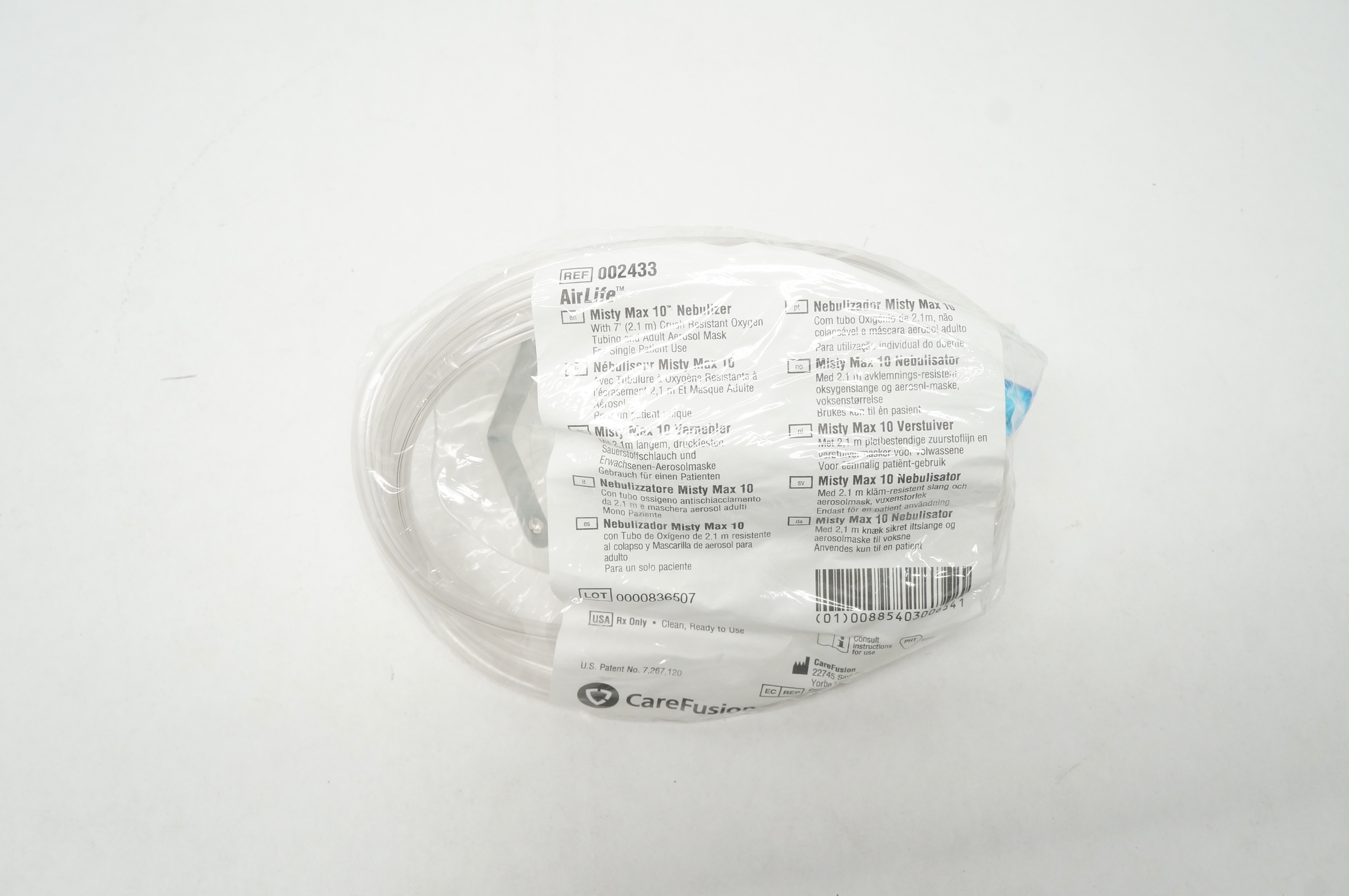 CareFusion 002433 AirLife Misty Max 10inch Nebulizer