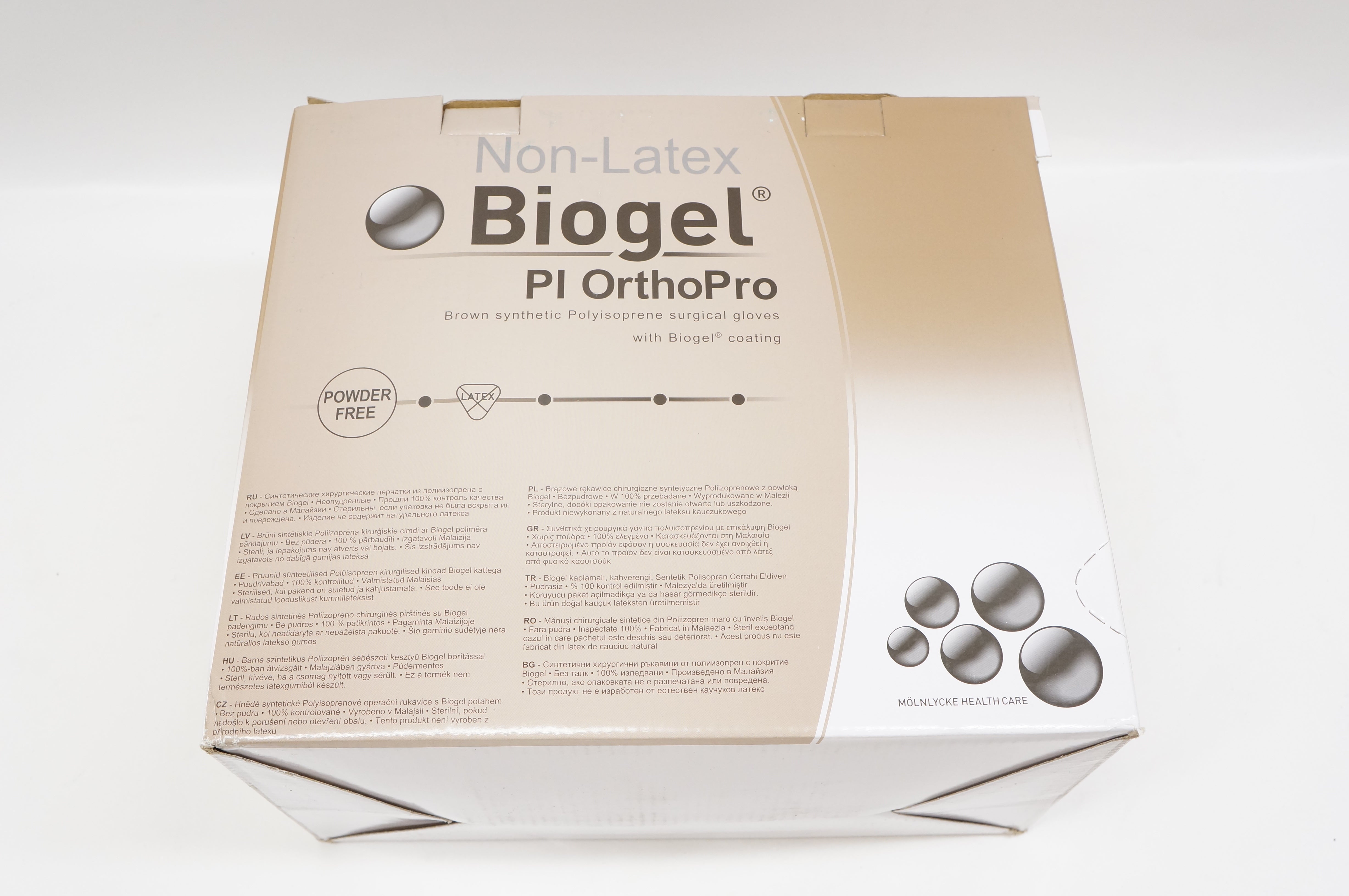 Molnlycke Health Care 47685-00 Biogel Pl OrthoPro Gloves, 8-1/2 (x) - Box of 40