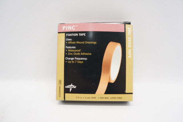 Medline OMAM55CS PINC Zinc Oxide Fixation Tape 0.5inch x 5yds.