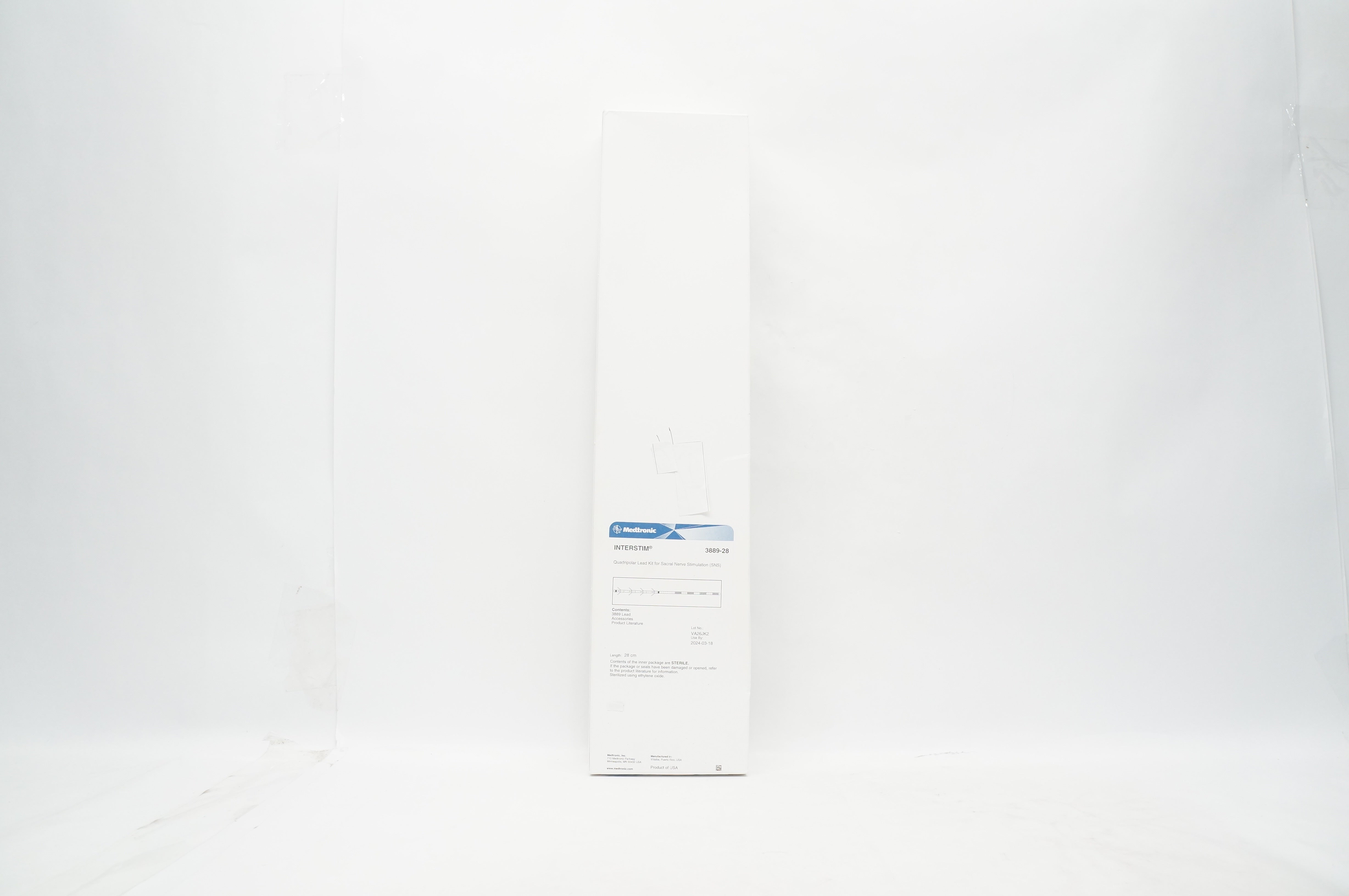 Medtronic 3889-28 Interstim Quadripolar Lead Kit 28cm