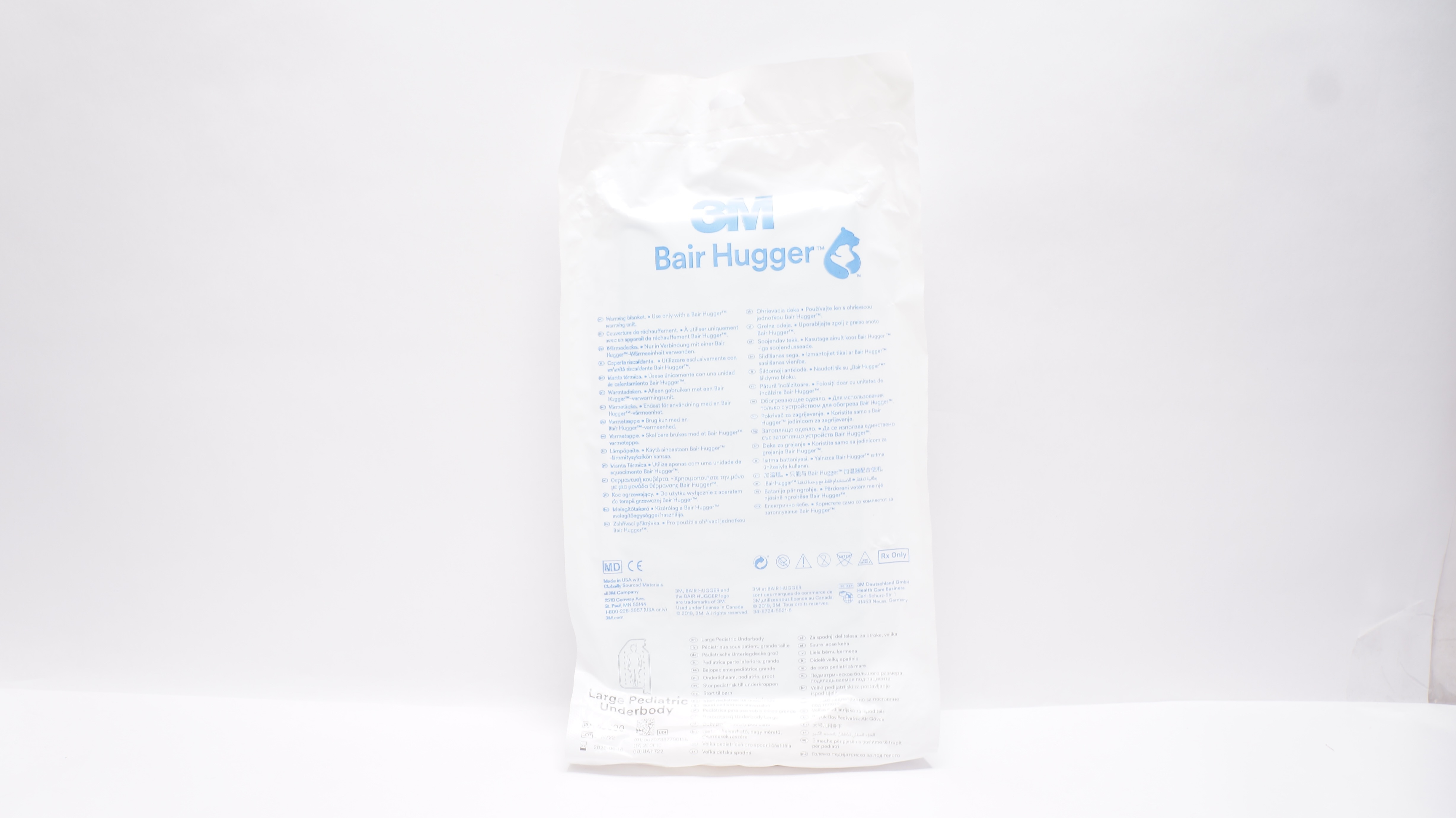 3M 55000 Bair Hugger Pediatric Underbody Warming Blanket, Large